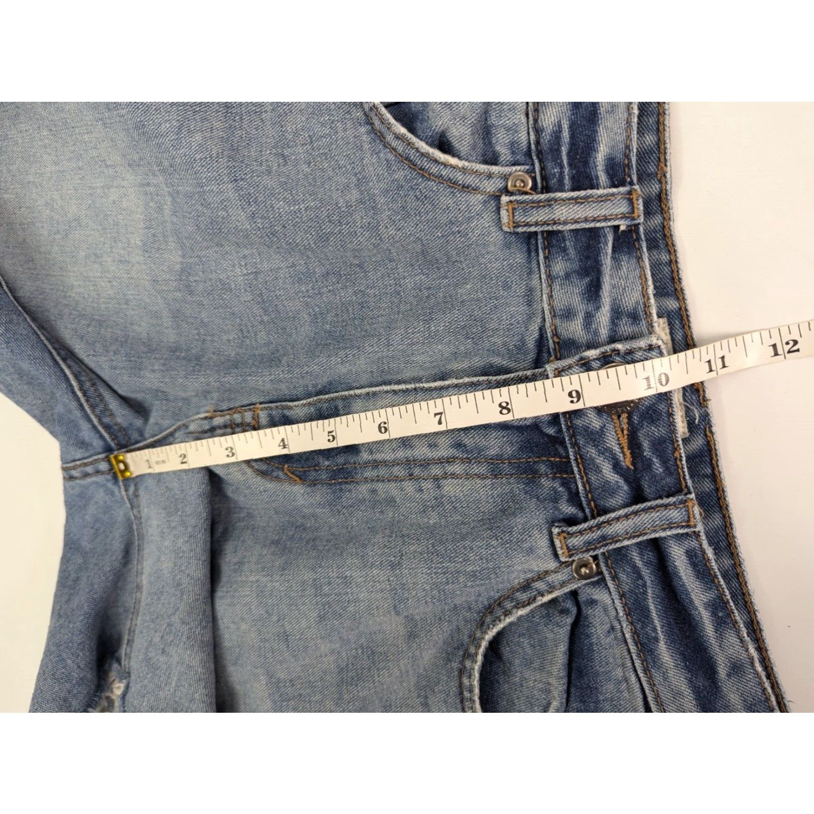 Marine Layer Marine Layer Bermuda Shorts Women's 33 Blue Outdoor Casual Surf Grunge Blue Size 24" / US 00 / IT 34 - 4 Thumbnail