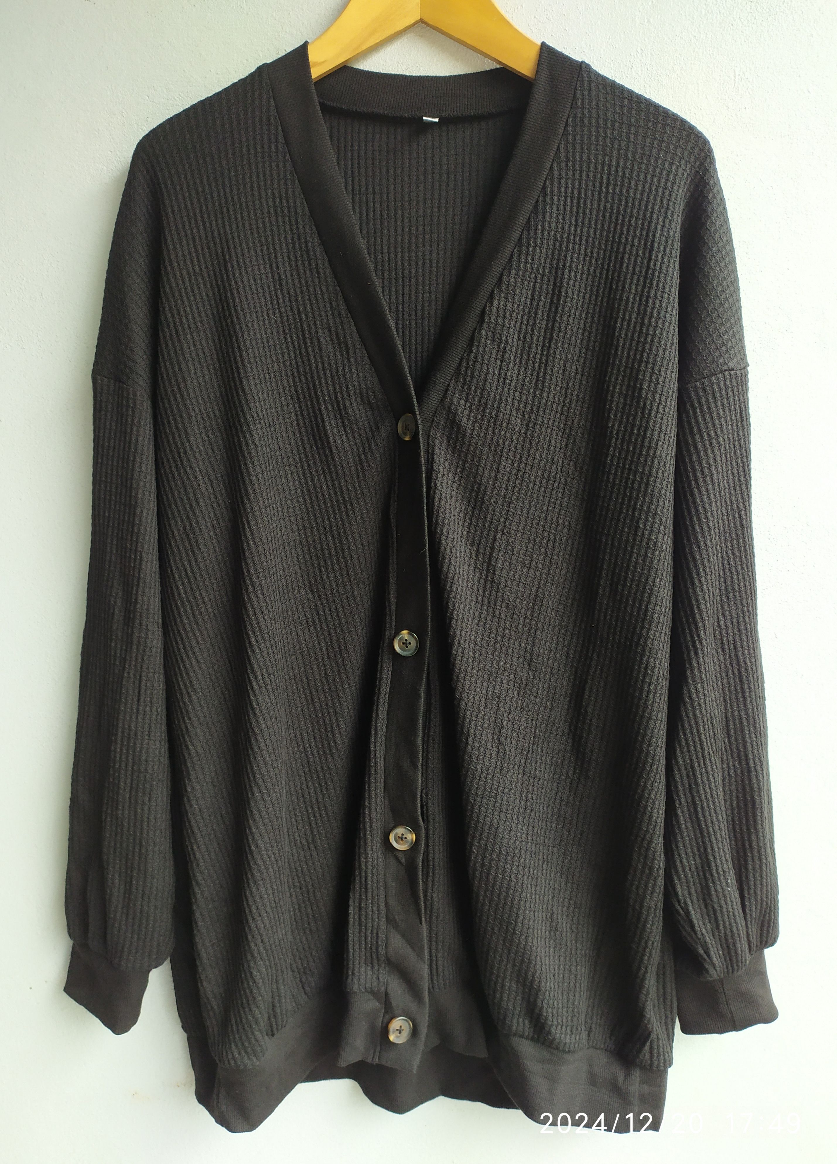 Japanese Brand Japanese BLack Cardigan Size US L / EU 52-54 / 3 - 1 Thumbnail
