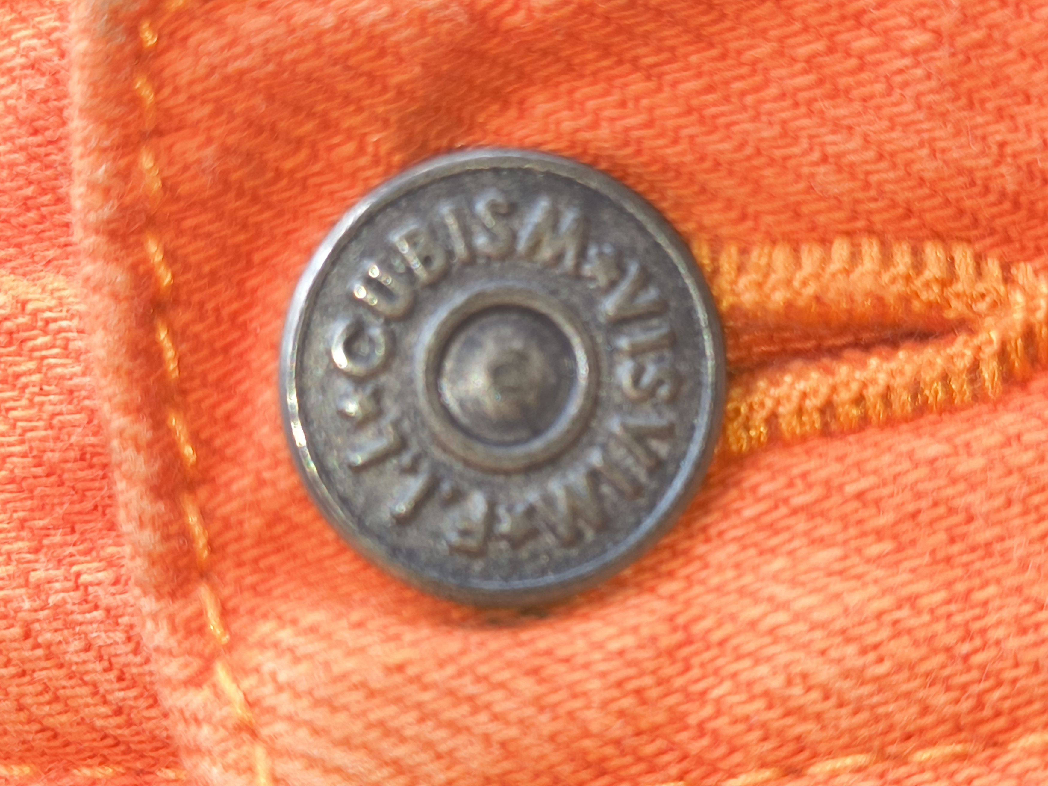 Visvim Visvim orange shorts size 36 handmade very rare Size US 36 / EU 52 - 2 Thumbnail