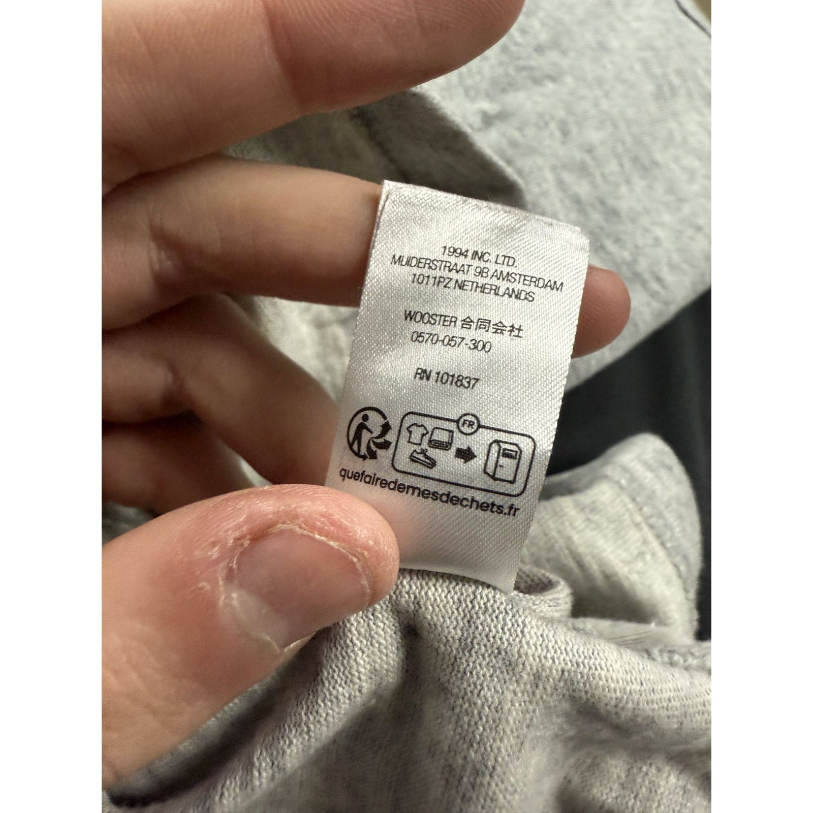Supreme Supreme Pocket Logo Tee Grey Used XXL Size US XXL / EU 58 / 5 - 6 Thumbnail
