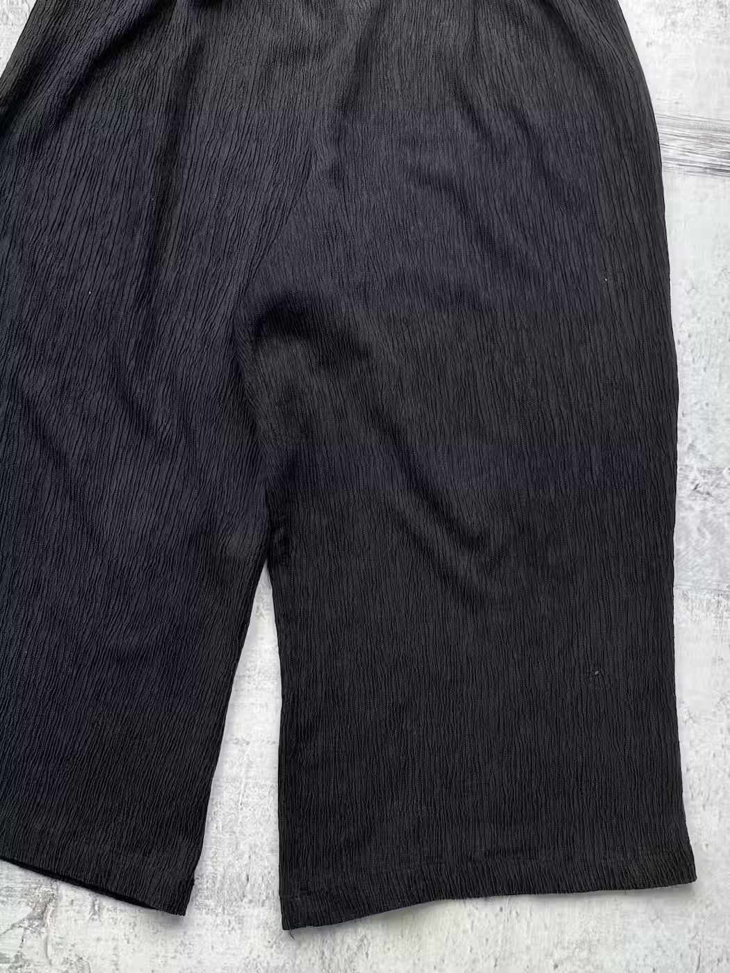 Japanese Brand × Vintage FINAL DROP! Vintage Plisse Parachute Pants Yohji Style Size US 38 / EU 54 - 4 Thumbnail