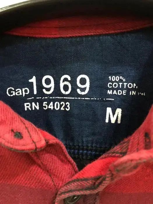 Gap Vintage Gap Plaid Tartan Flannel Shirt 👕 Size US M / EU 48-50 / 2 - 3 Thumbnail