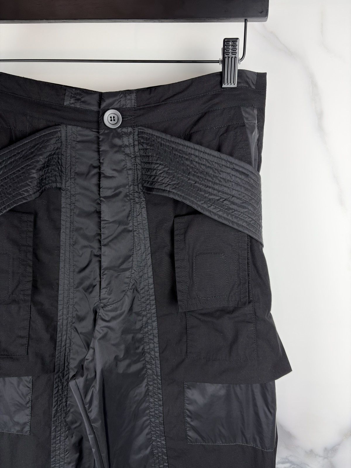 Rick Owens SS08 Rick Owens OG Creatch Cargo Pants Mainline Black Size US 30 / EU 46 - 3 Thumbnail