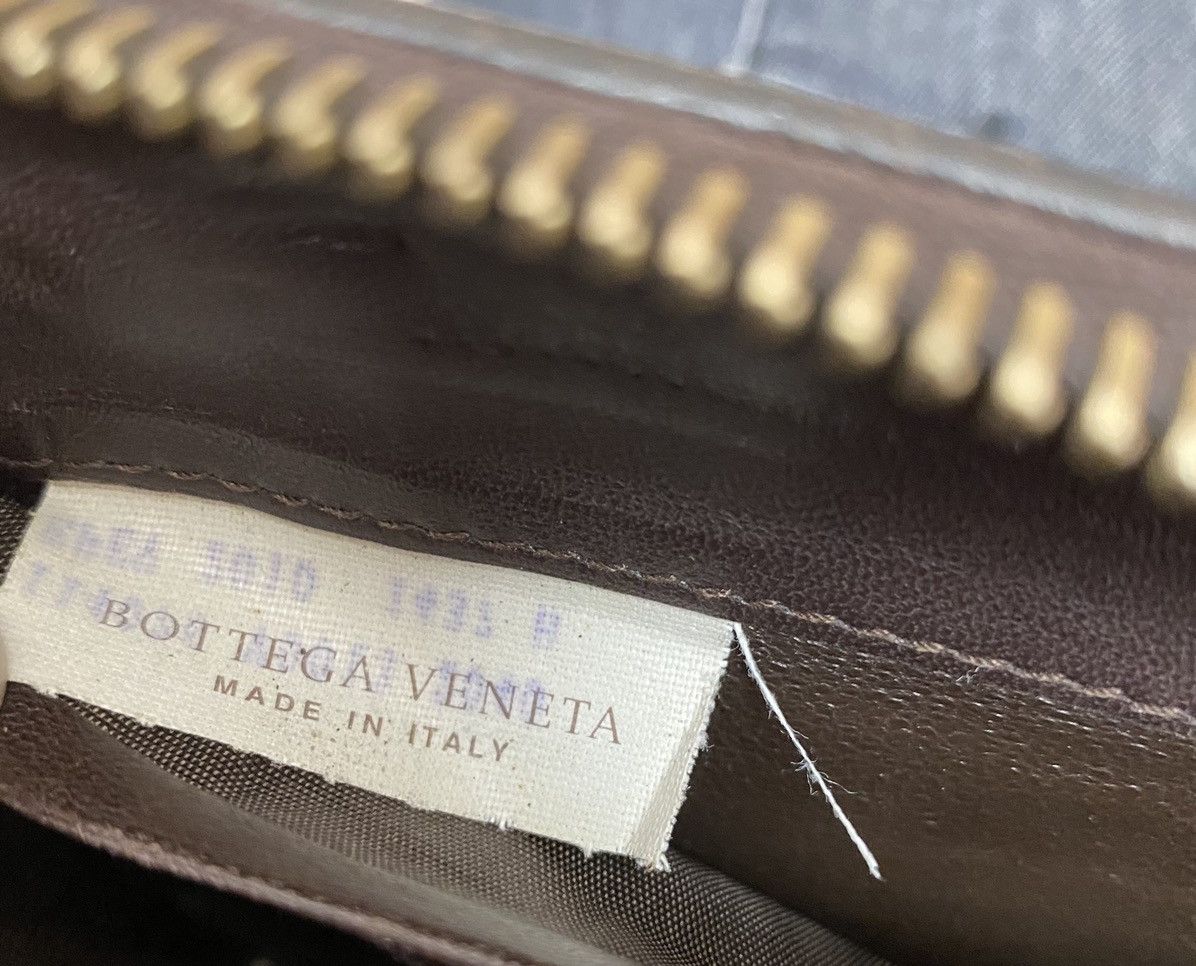 Bottega Veneta Bottega Veneta Long Purse Wallet Purse Leather Dark Brown Size ONE SIZE - 12 Thumbnail