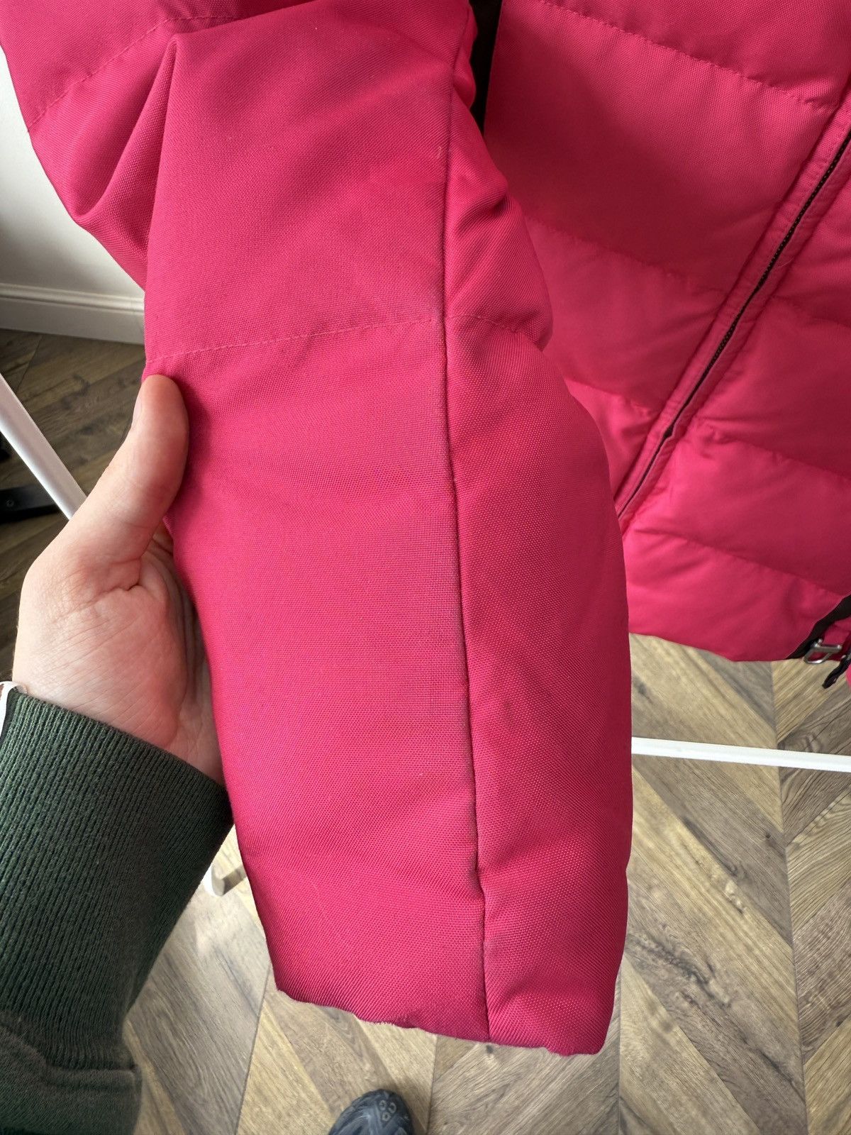 Bogner Vintage Bogner Sport Women’s Pink Down Ski Jacket Hooded Size XS / US 0-2 / IT 36-38 - 17 Thumbnail
