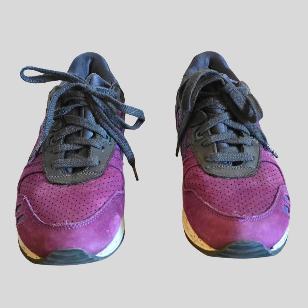 Asics ASICS Gel Lyte III Women’s 8.5 Purple Suede Mesh Running Sho Size US 8.5 / IT 38.5 - 4 Thumbnail