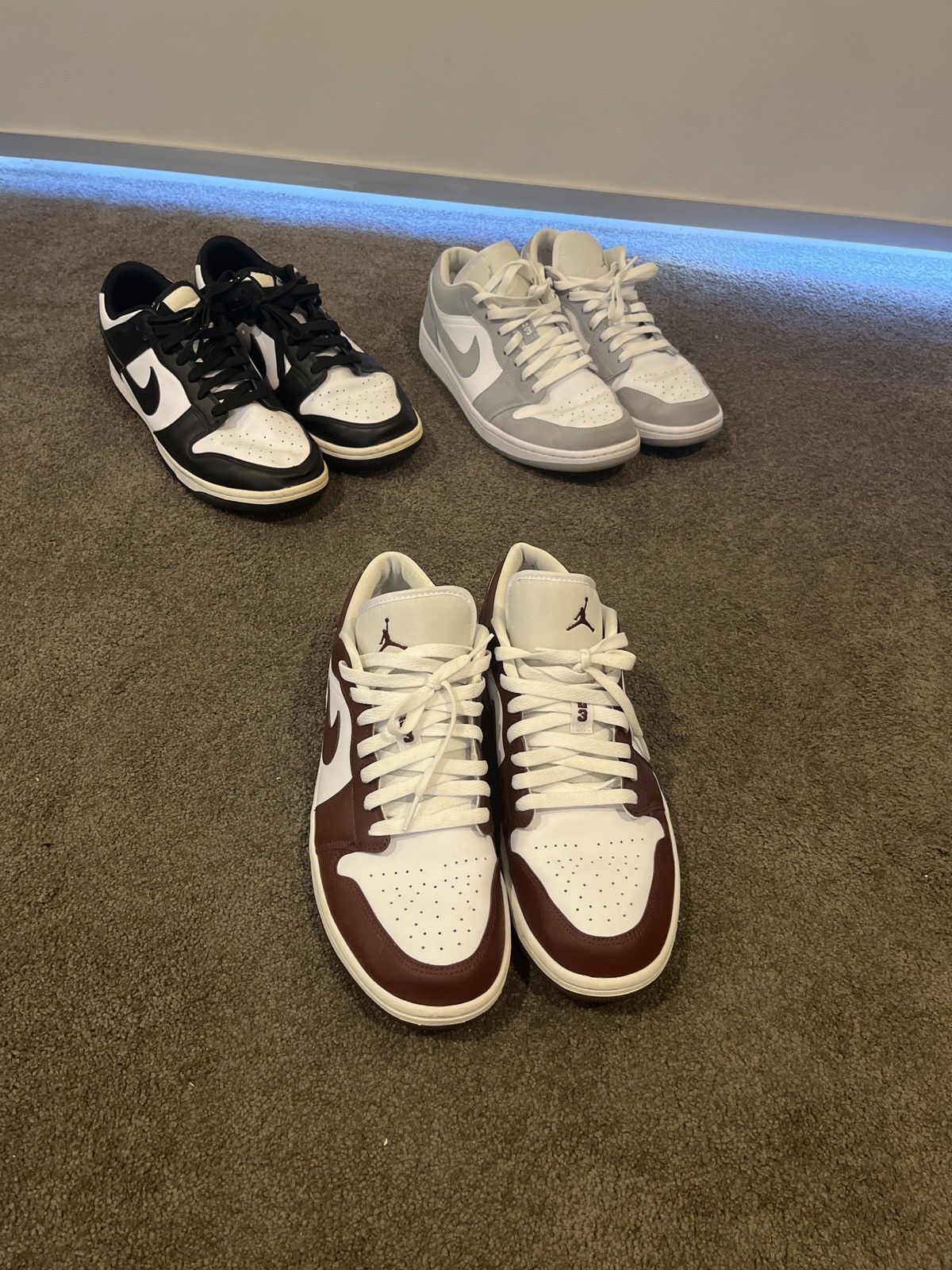 Nike Jordan brown low top Size US 10 / EU 43 - 4 Thumbnail
