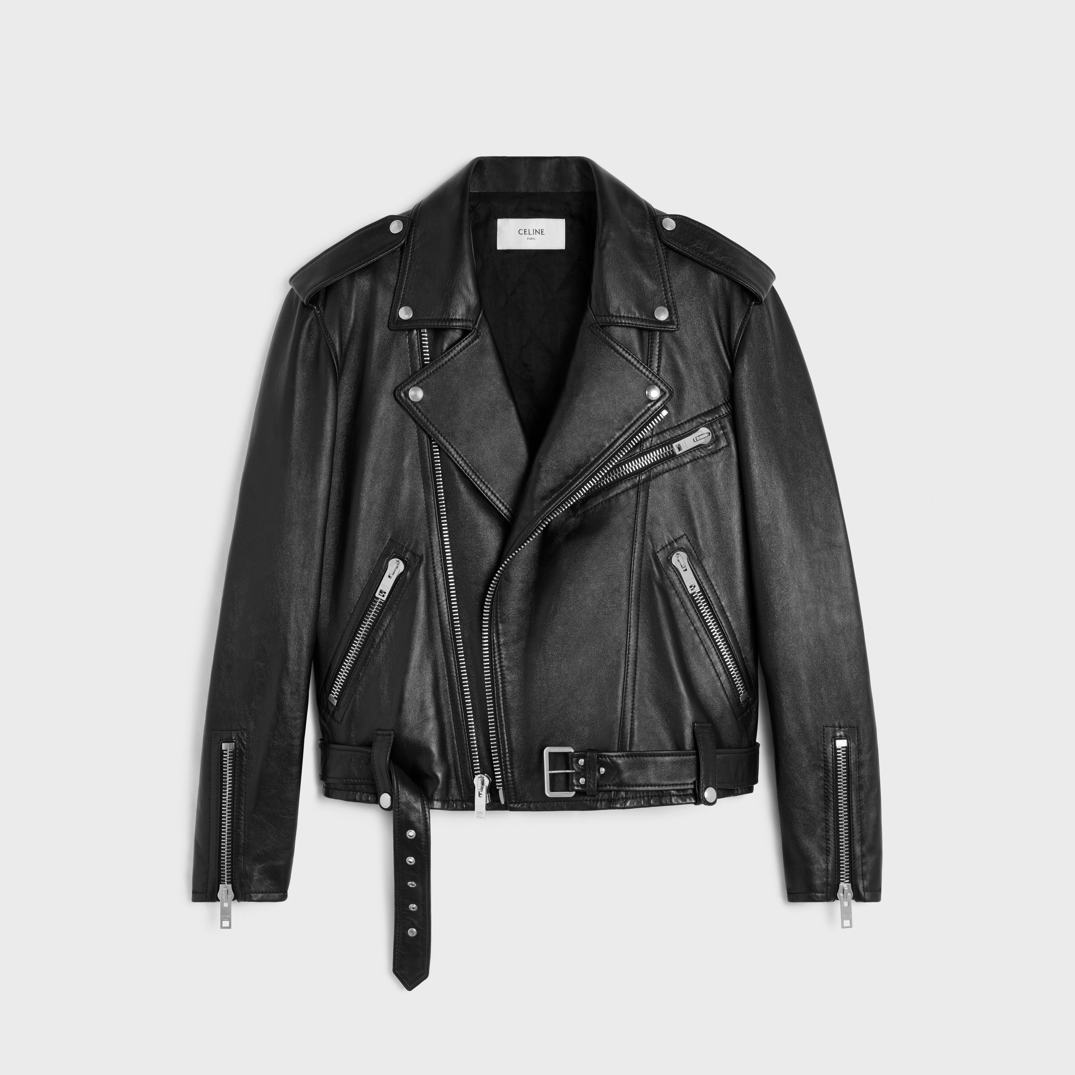 Celine biker jacket in soft lambskin Size US L / EU 52-54 / 3 - 1 Thumbnail