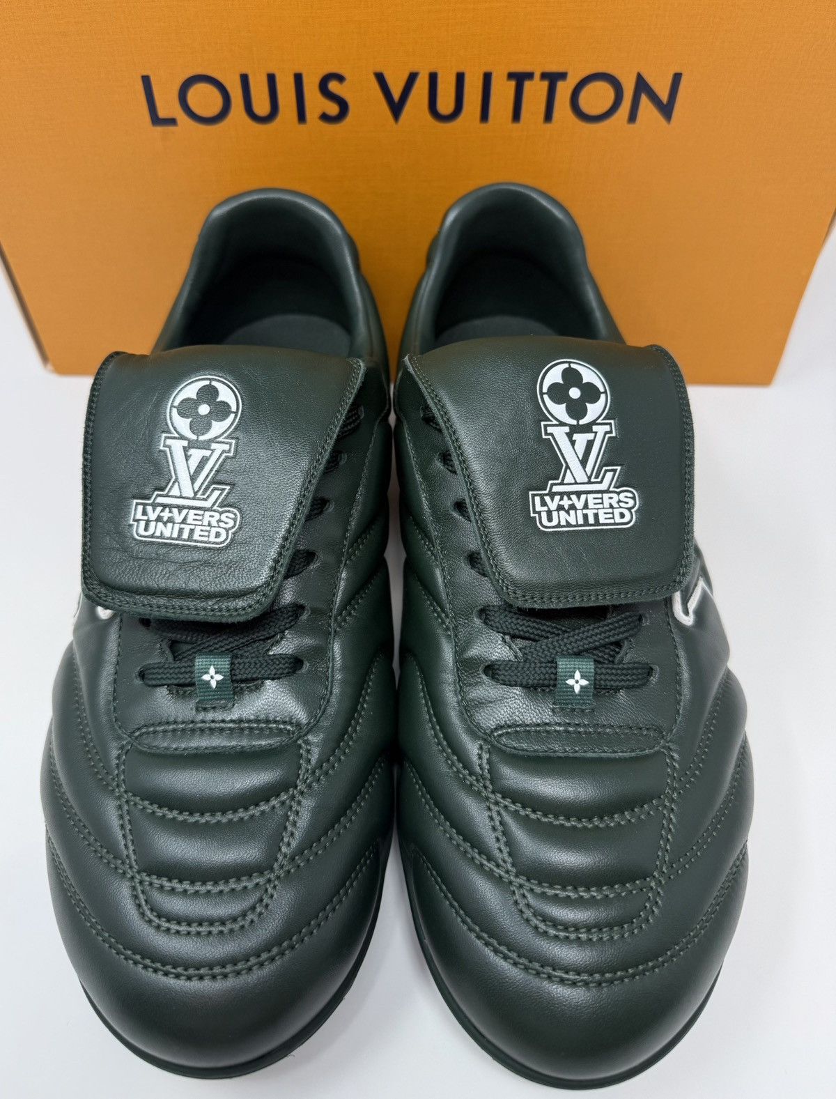 Louis Vuitton Louis Vuitton Footprint Soccer Sneaker Green Size US 10 / EU 43 - 6 Thumbnail