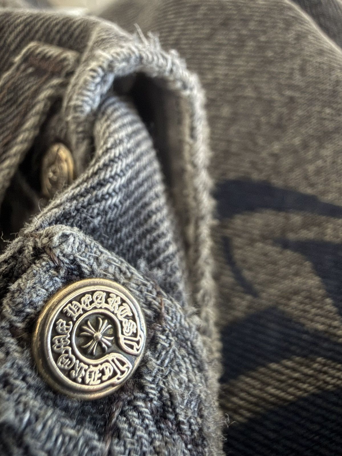 Chrome Hearts Chrome Hearts Drake Patch Jeans Size US 34 / EU 50 - 17 Thumbnail