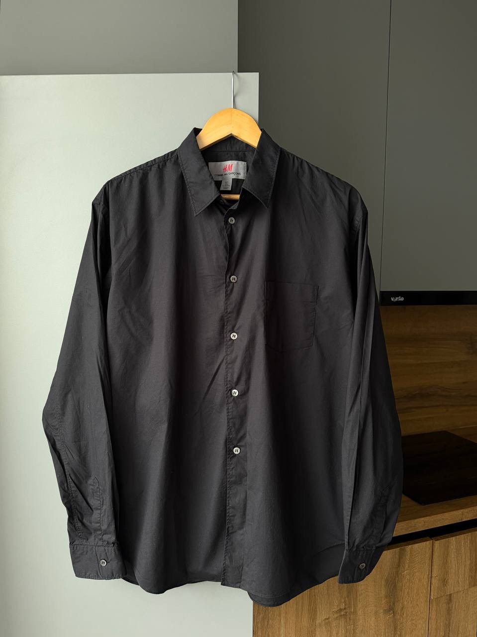 Comme des Garcons SHIRT H&M x Comme Des Garcons Shirt CDG Button UpBlack Casual Size US L / EU 52-54 / 3 - 1 Thumbnail