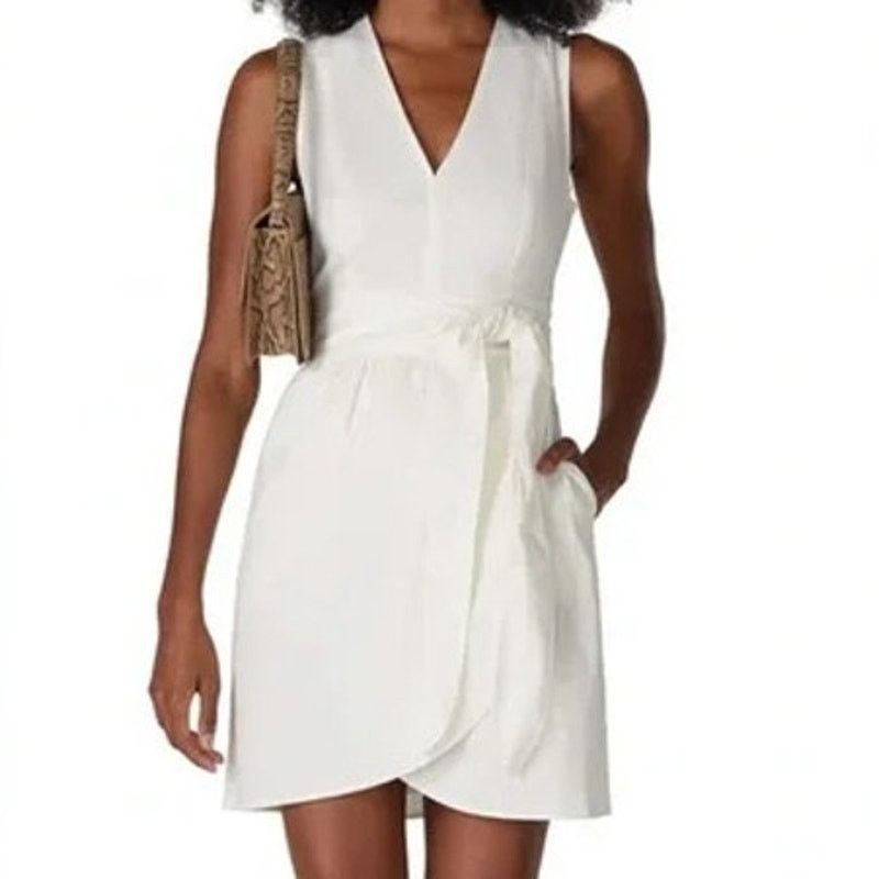 Marissa Webb Marissa Webb Collective x RTR Womens Tie Waist Mini Dress 4 Size S / US 4 / IT 40 - 1 Thumbnail