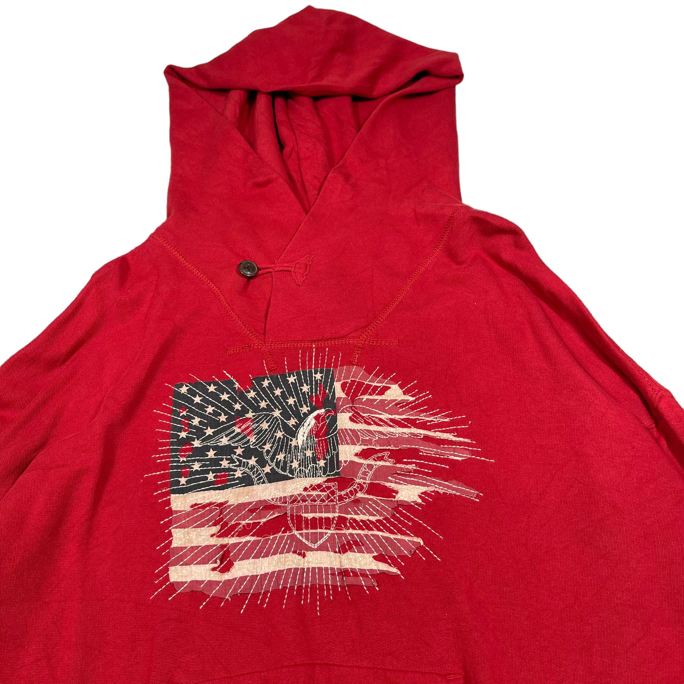 Polo Ralph Lauren Ralph Lauren Oversize Pullover Hoodie Size US XL / EU 56 / 4 - 3 Thumbnail