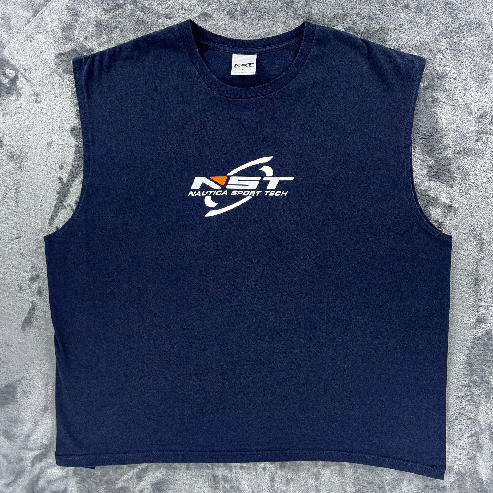 Nautica Nautica Sport Tech Sleeveless T Shirt Men XXL Made In USA Vi Size US XXL / EU 58 / 5 - 1 Thumbnail