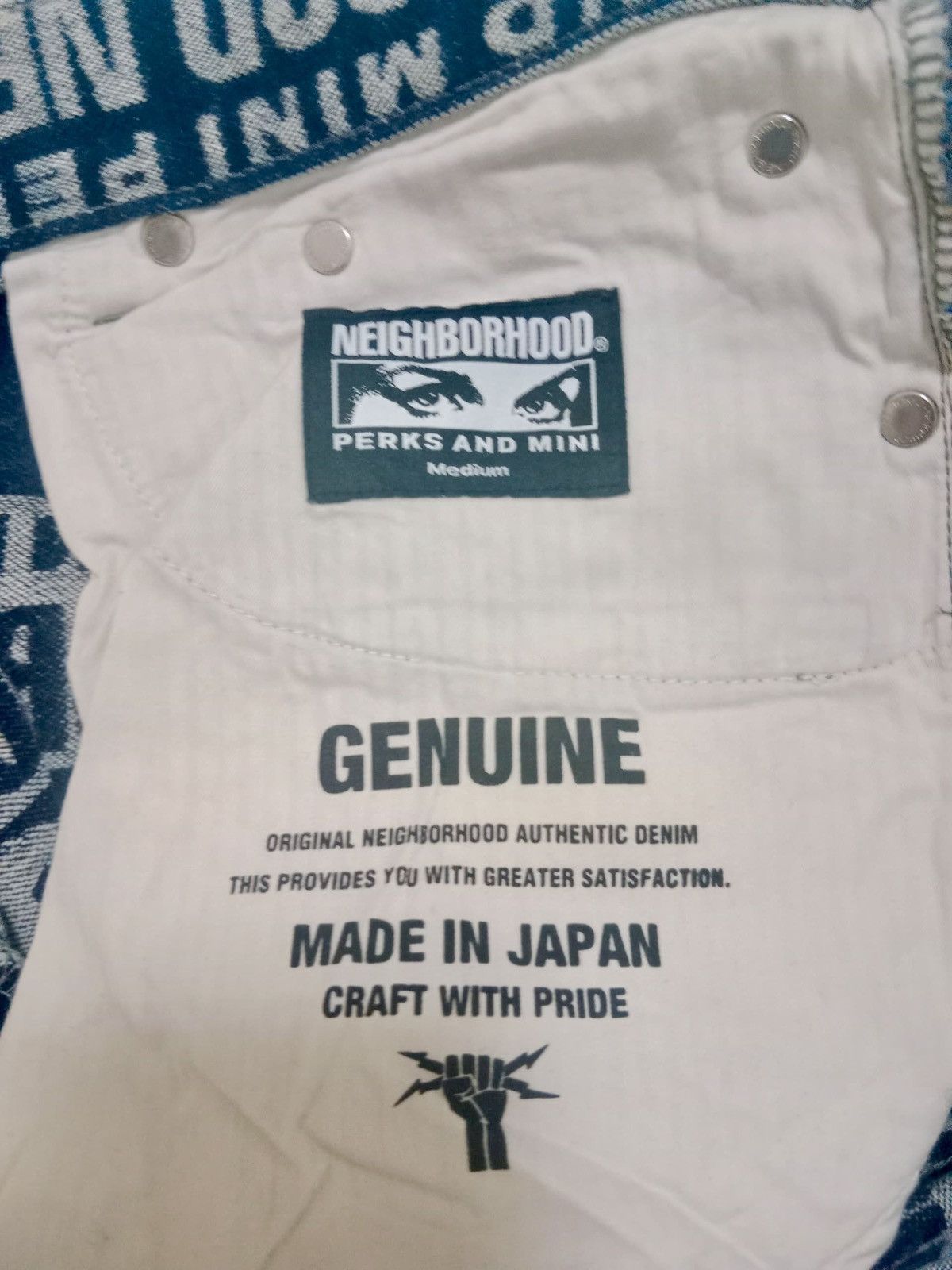 Neighborhood × Perks And Mini Neighborhood x Perks and Mini denim jeans pants Size US 33 - 11 Thumbnail