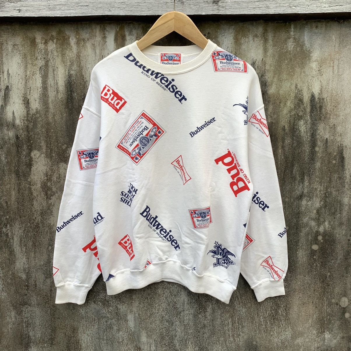 Budweiser VINTAGE BUDWEISER CREWNECK Size US M / EU 48-50 / 2 - 1 Thumbnail