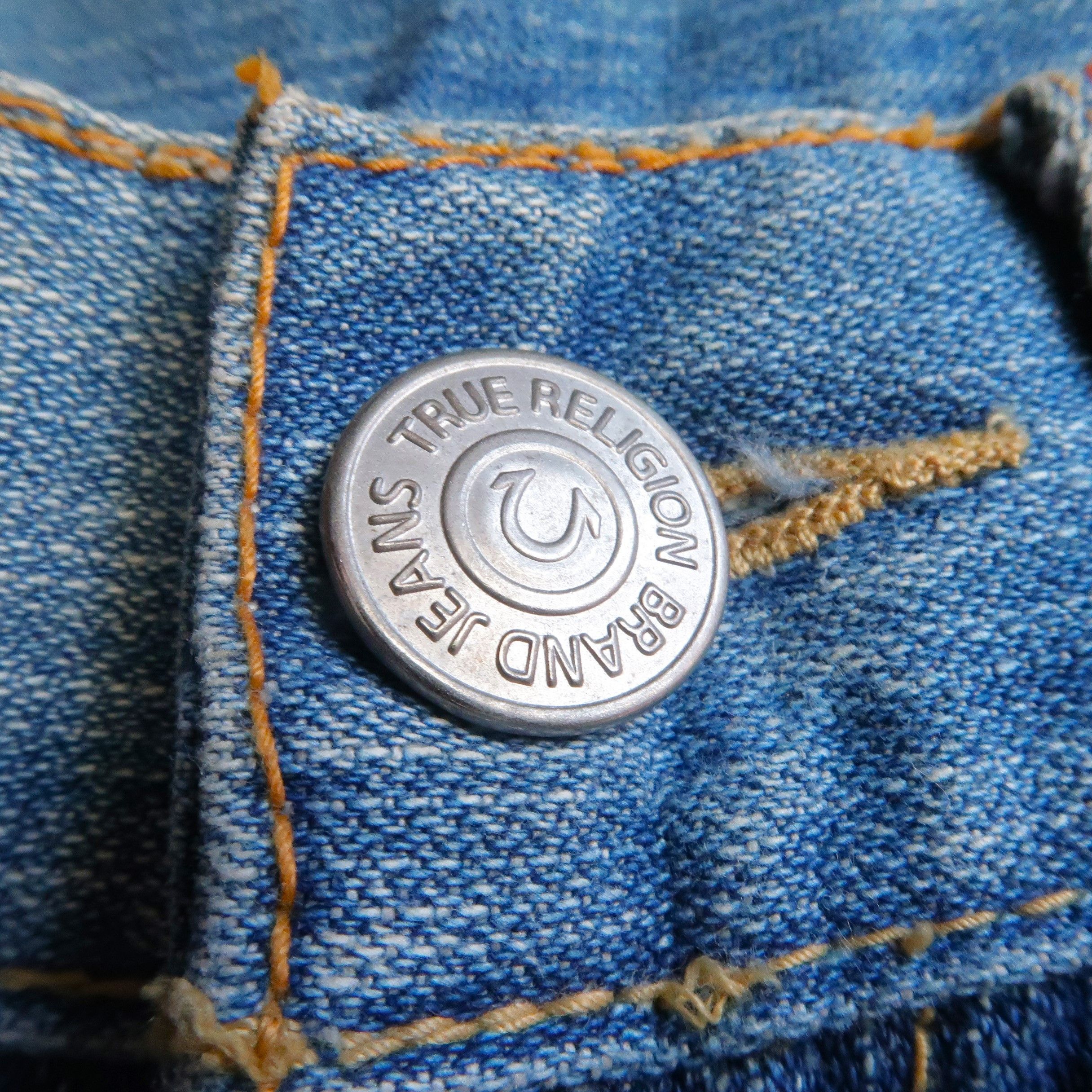 True Religion Vintage True Religion Spiral Cut Ripped Flared Denim Jeans Size US 32 / EU 48 - 4 Thumbnail