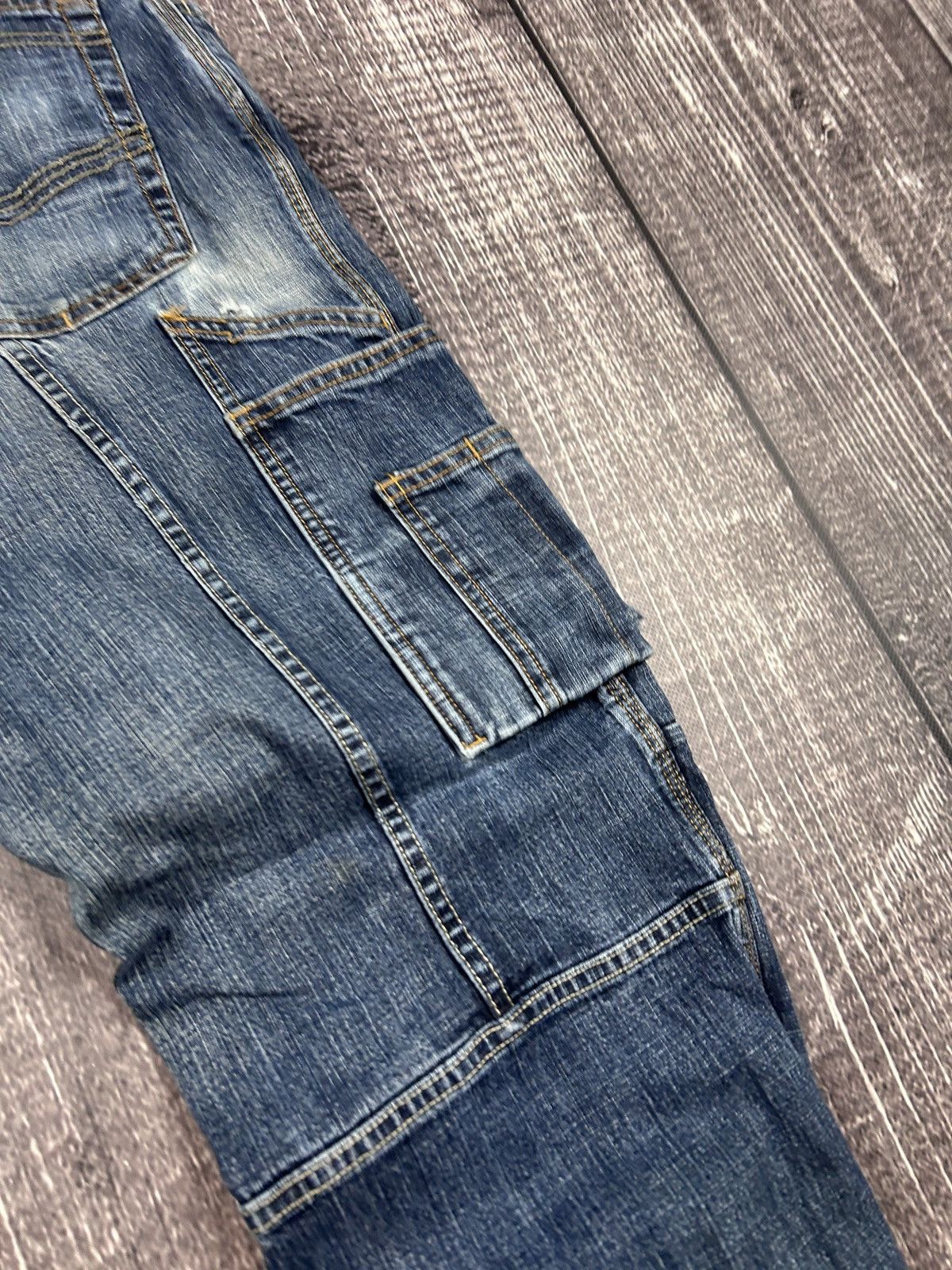 Hysteric Glamour VTG Baggy Rap SK8 JNCO Balenci Style Cargo Jeans Y2K Size US 30 / EU 46 - 5 Thumbnail
