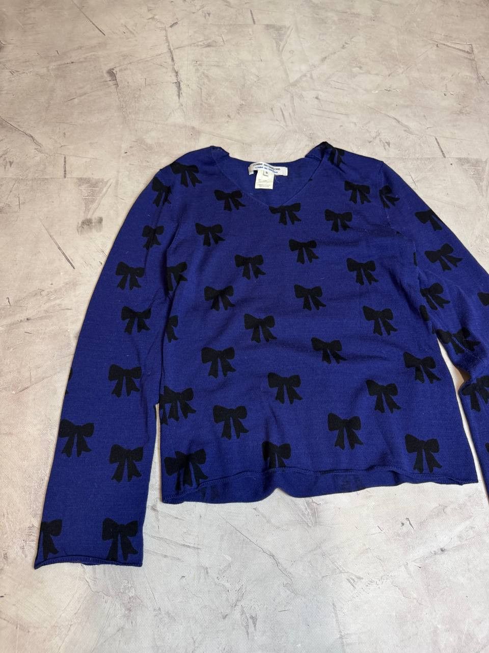 Comme des Garcons Comme des garcons bow wool sweater Size S / US 4 / IT 40 - 2 Thumbnail