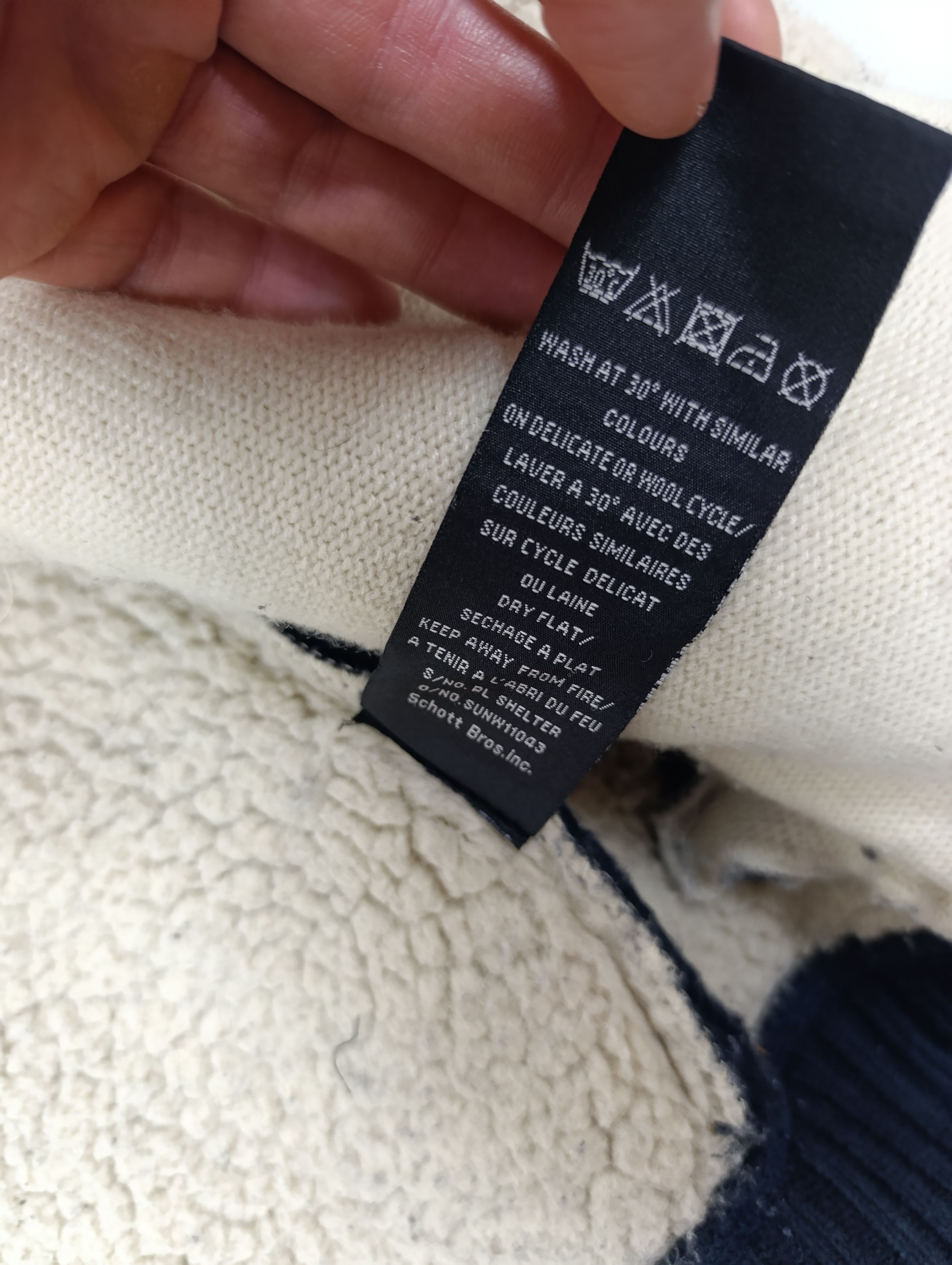 Schott SCHOTT NYC MEN'S SHELTER PLAIN KNIT SHERPA JACKET Size US L / EU 52-54 / 3 - 21 Thumbnail