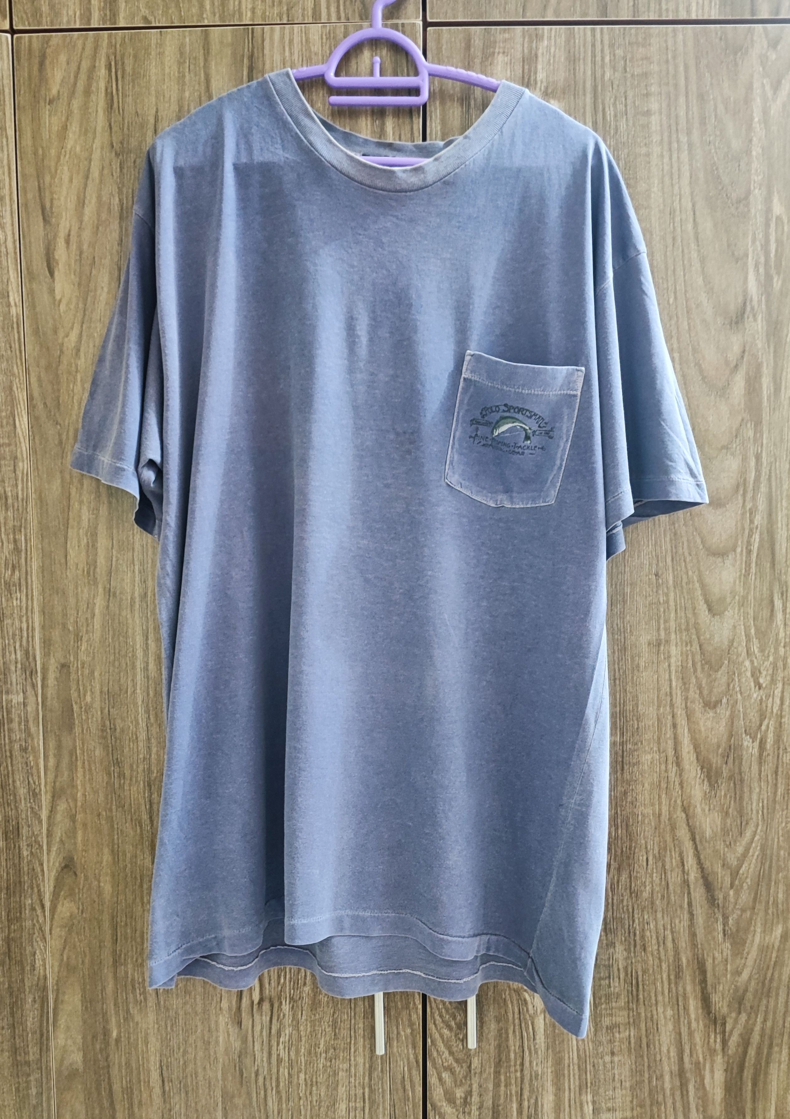 Polo Ralph Lauren Vintage 90's Polo Country Ralph Lauren Sportsman Pocket Tee Size US M / EU 48-50 / 2 - 1 Thumbnail