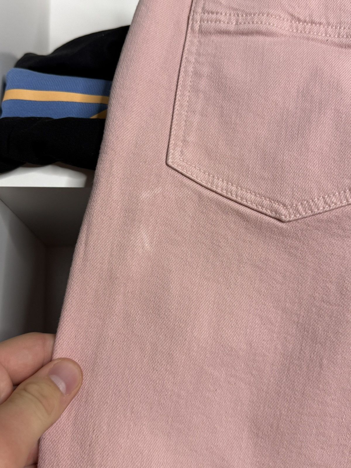 Sezane Sezane Luxury Pink Jeans size 36 Size 25" / US 0 / IT 36 - 8 Thumbnail