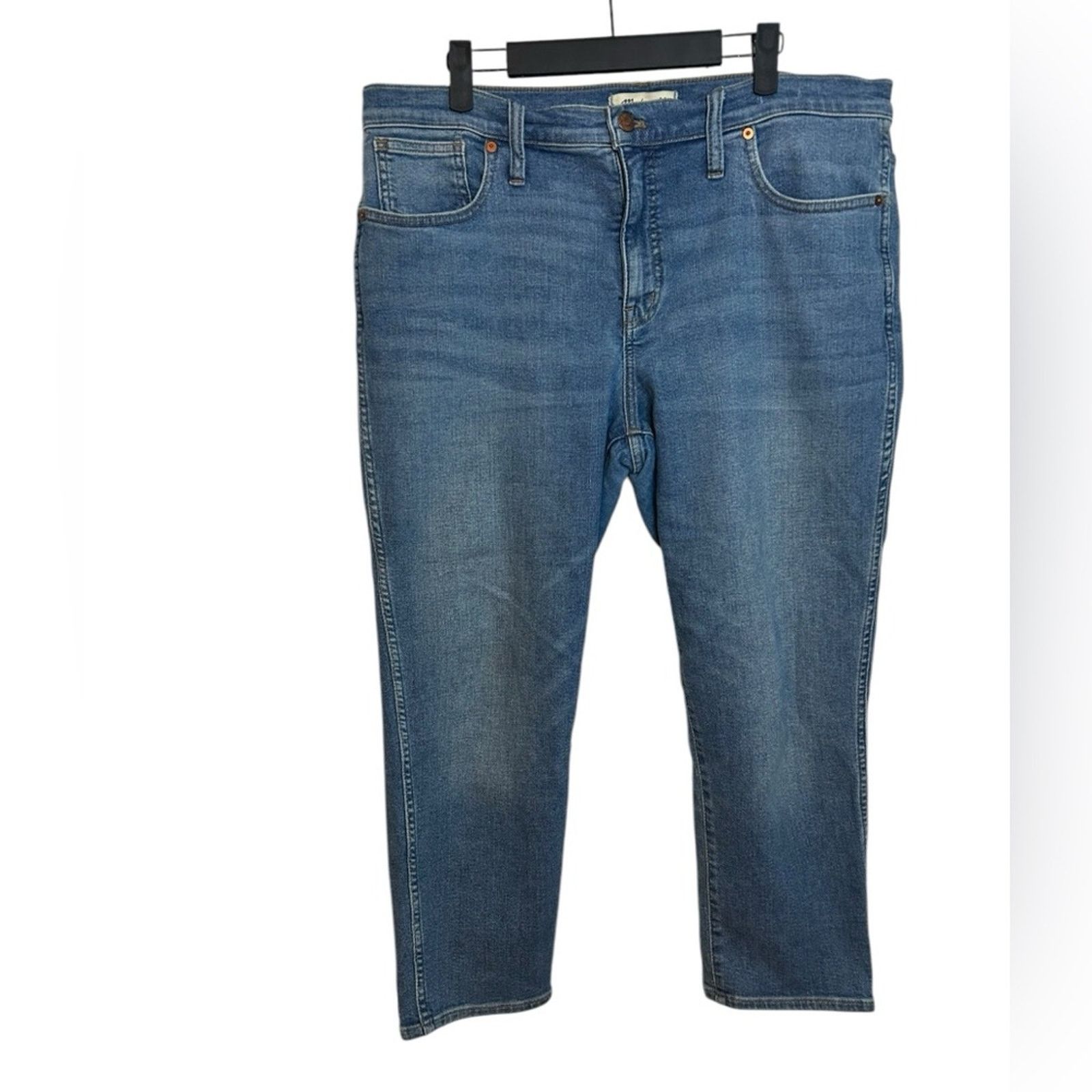 Madewell Madewell Stovepipe Jeans in Euclid Wash Size 32" / US 10 / IT 46 - 1 Thumbnail