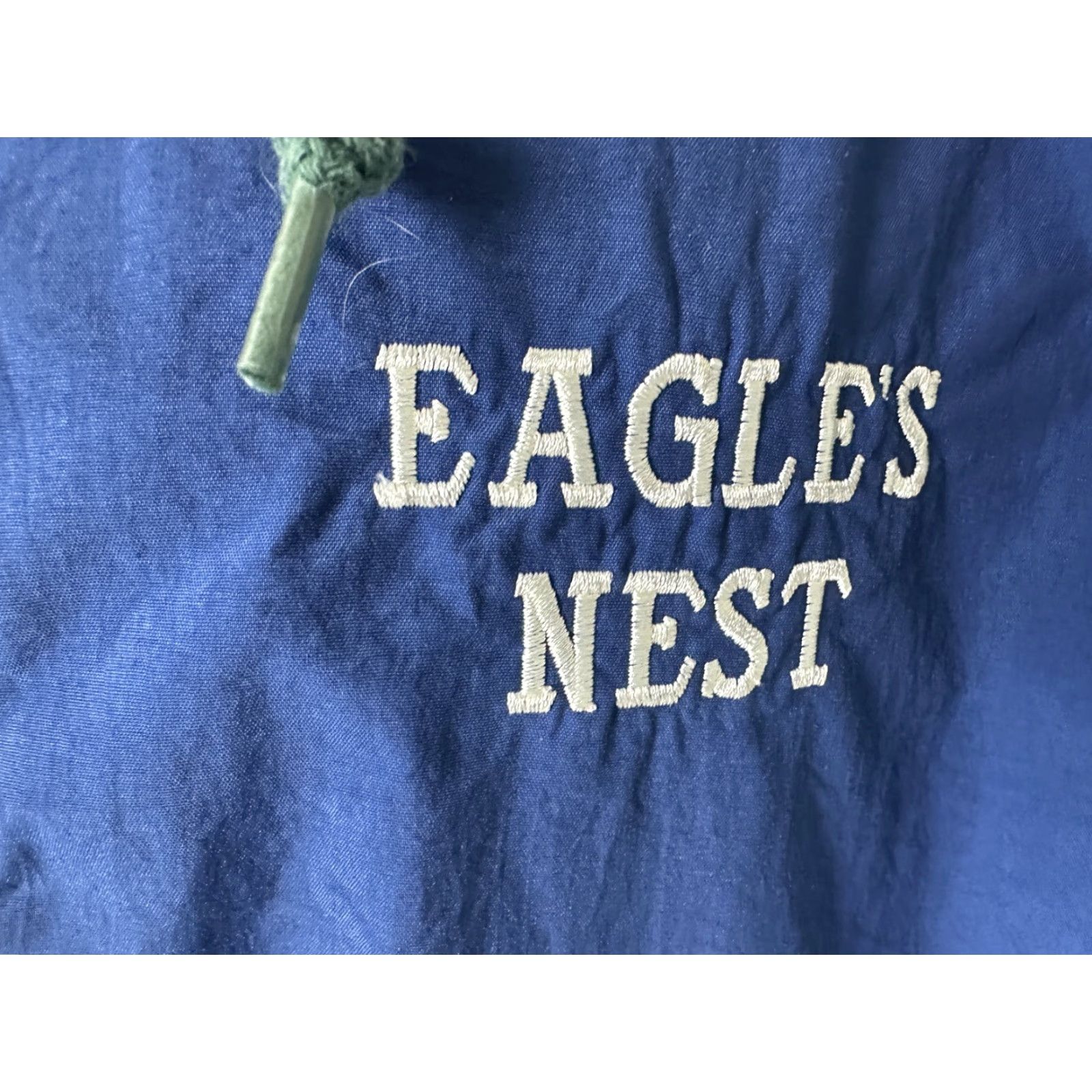 Gap VINTAGE Gap Windbreaker Jacket Men XL Nylon 1/4 Zip Hooded Blue Eagles Nest 90s Casual Outdoor Sports Preppy Vintage Mens XL Blue Nylon Jacket Size US XL / EU 56 / 4 - 5 Thumbnail
