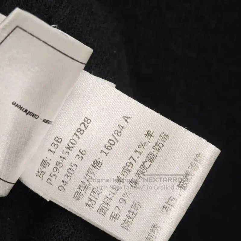 Chanel Chanel Black Cashmere Logo Sweater for Women . Size XS / US 0-2 / IT 36-38 - 6 Thumbnail