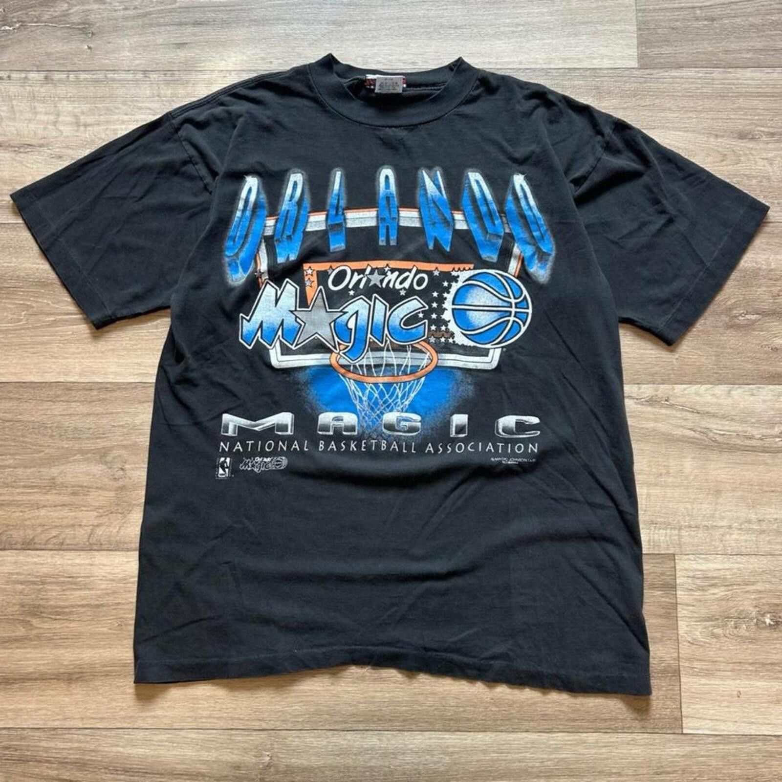 NBA Vintage 90s Orlando Magic Backboard NBA Basketball tee L Size US L / EU 52-54 / 3 - 1 Thumbnail