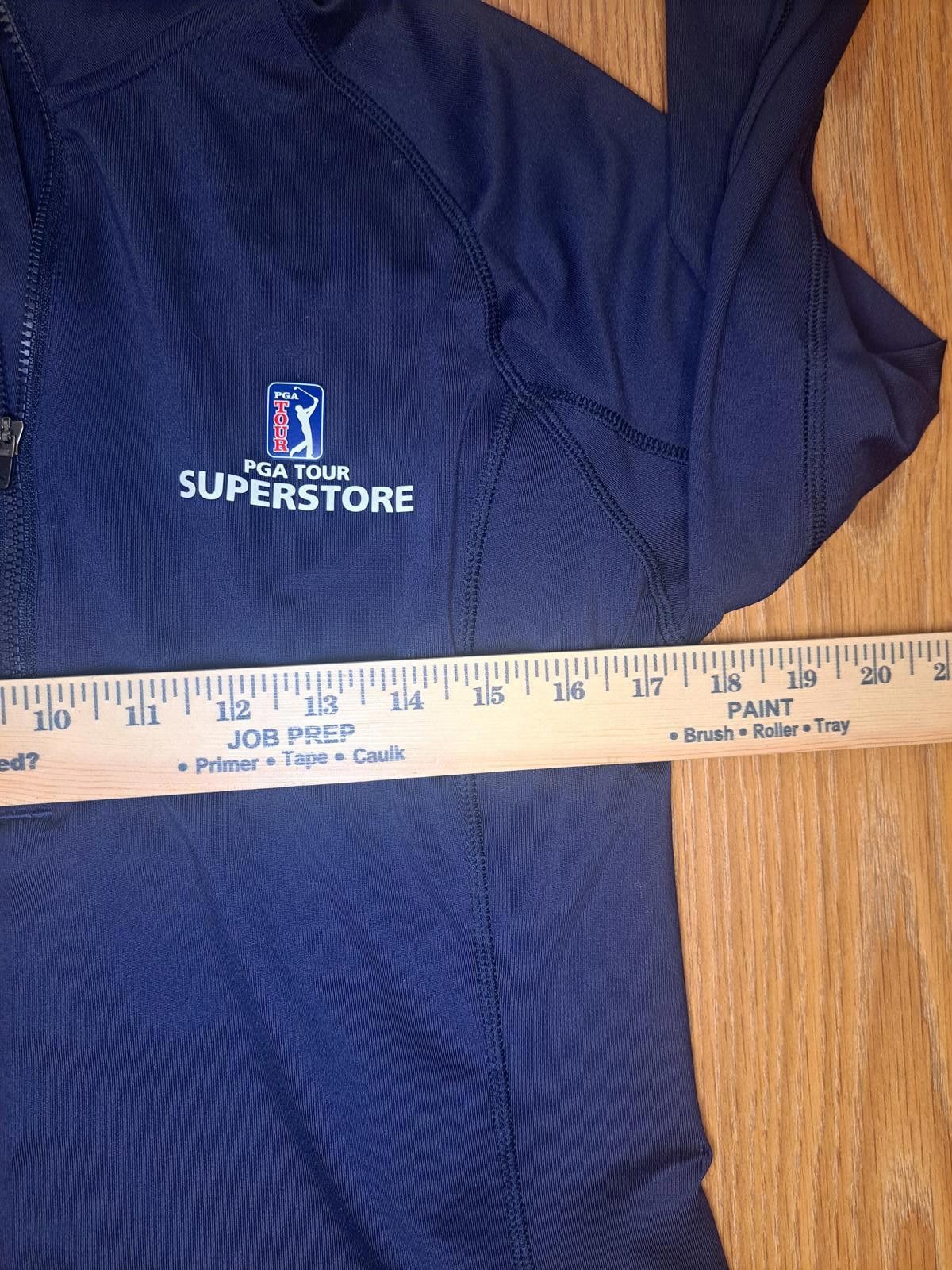 Puma PGA Tour Puma Quarter Zip Pullover Sweater Womens Large Blue Size ONE SIZE - 6 Thumbnail