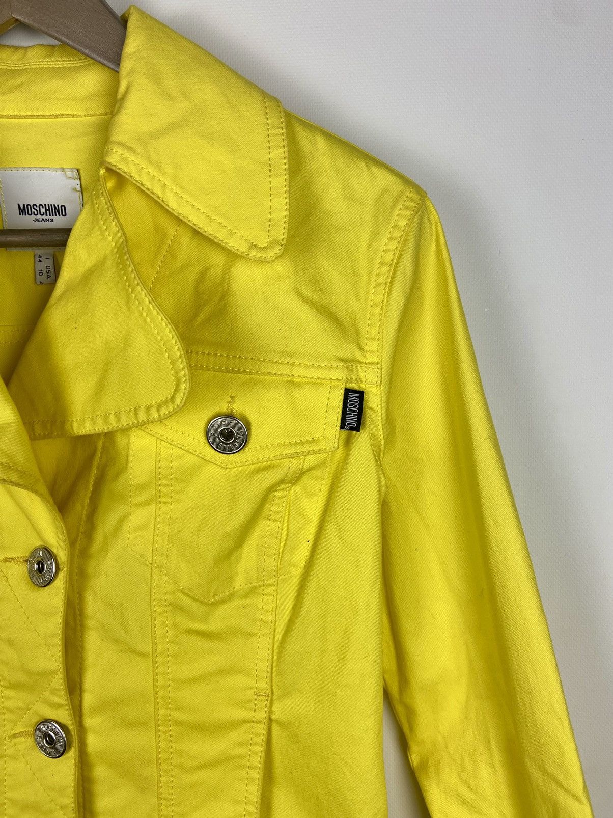 Designer × Moschino Vintage Moschino Jeans Donna Denim Womens Luxury Jacket Size L / US 10 / IT 46 - 4 Thumbnail