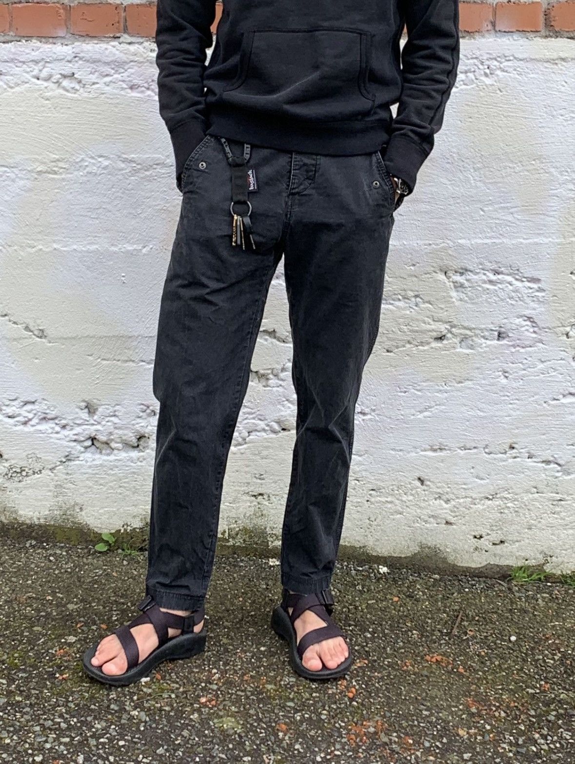Utility Pant Black Poplin