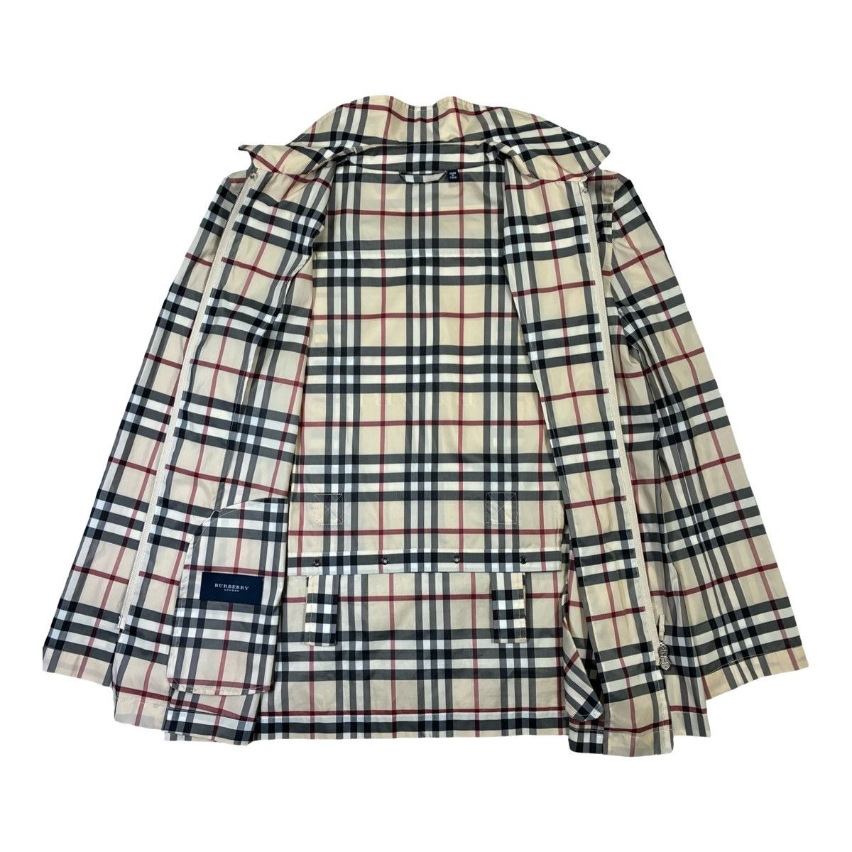 Burberry Womens Vintage Burberry Nova Check Full Zip Packable Jacket Size M / US 6-8 / IT 42-44 - 3 Thumbnail