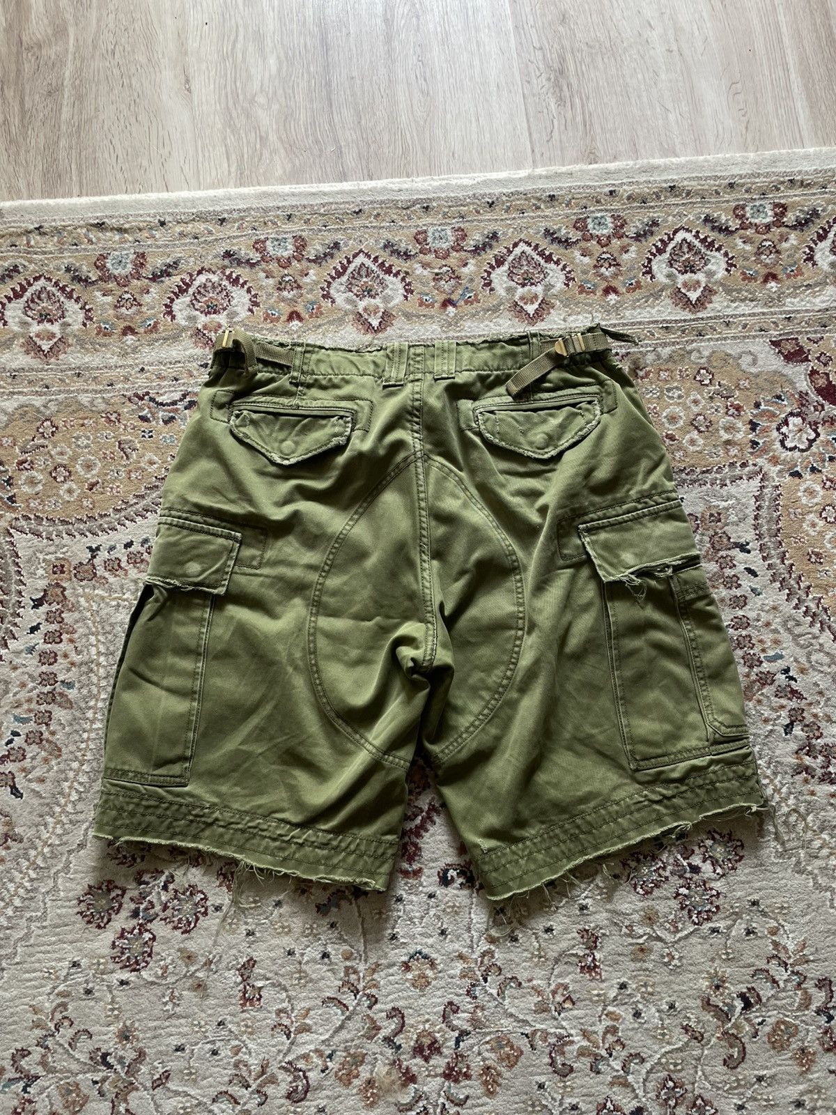 Polo Ralph Lauren Type-1 Polo Ralph Lauren Military Cargo Shorts USA Distresed Size US 32 / EU 48 - 2 Thumbnail