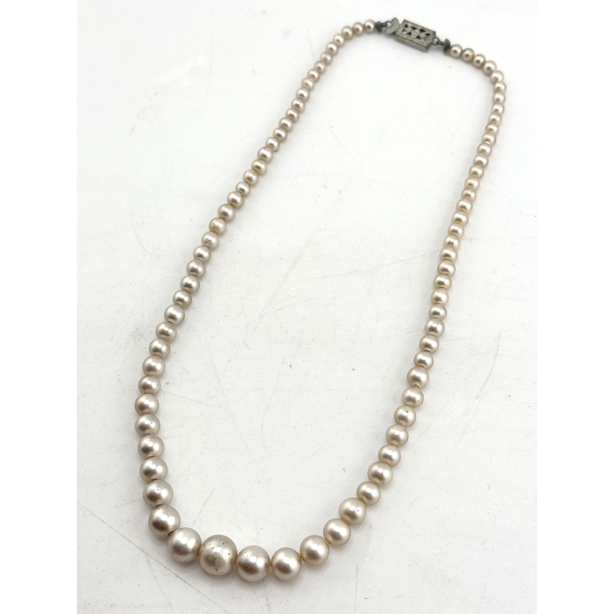 Vintage Vintage faux pearl beaded necklace Size ONE SIZE - 1 Thumbnail