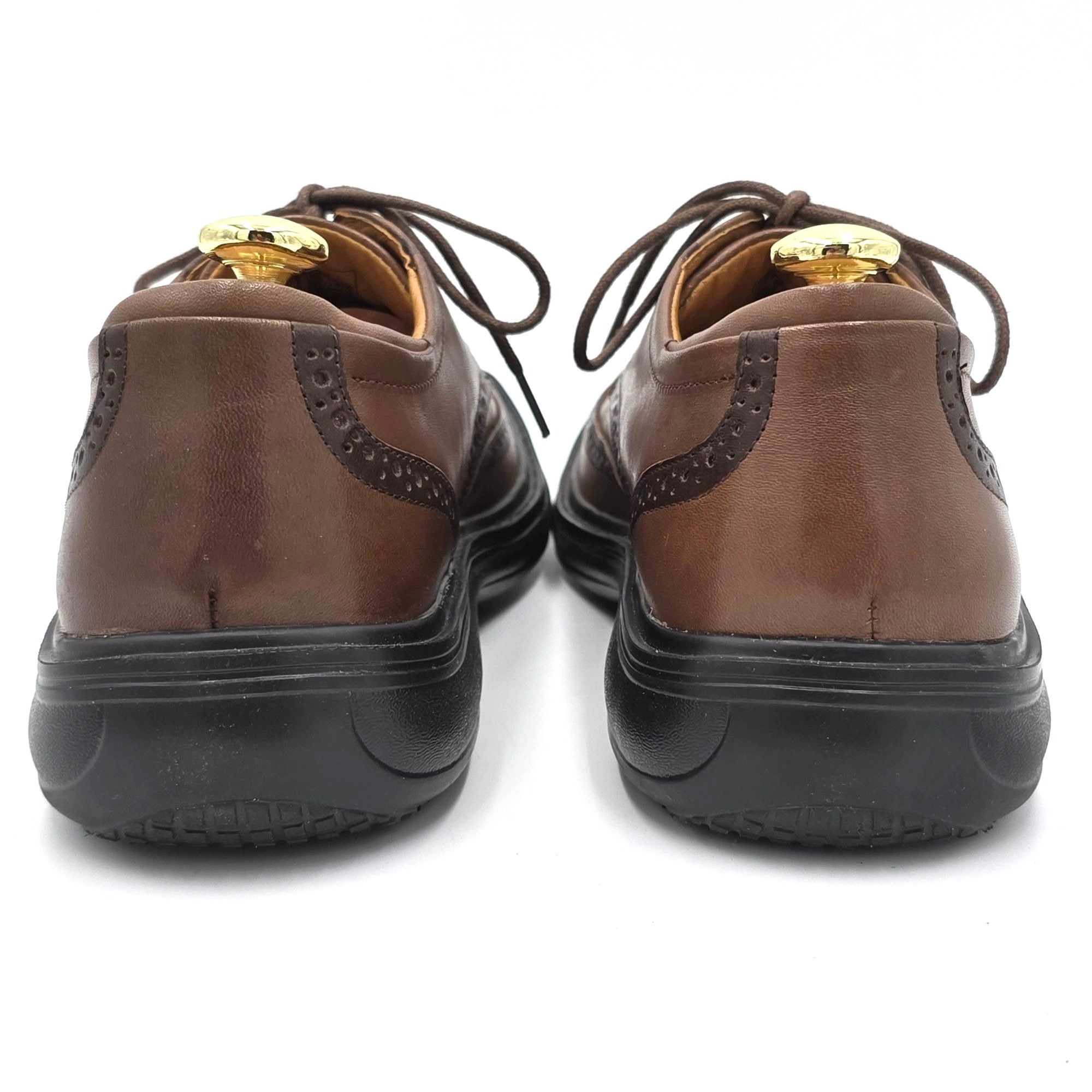 Other Dr. Comfort Wing 8329 Brown Leather Wingtip Derby Mens 9M Size US 9 / EU 42 - 8 Thumbnail