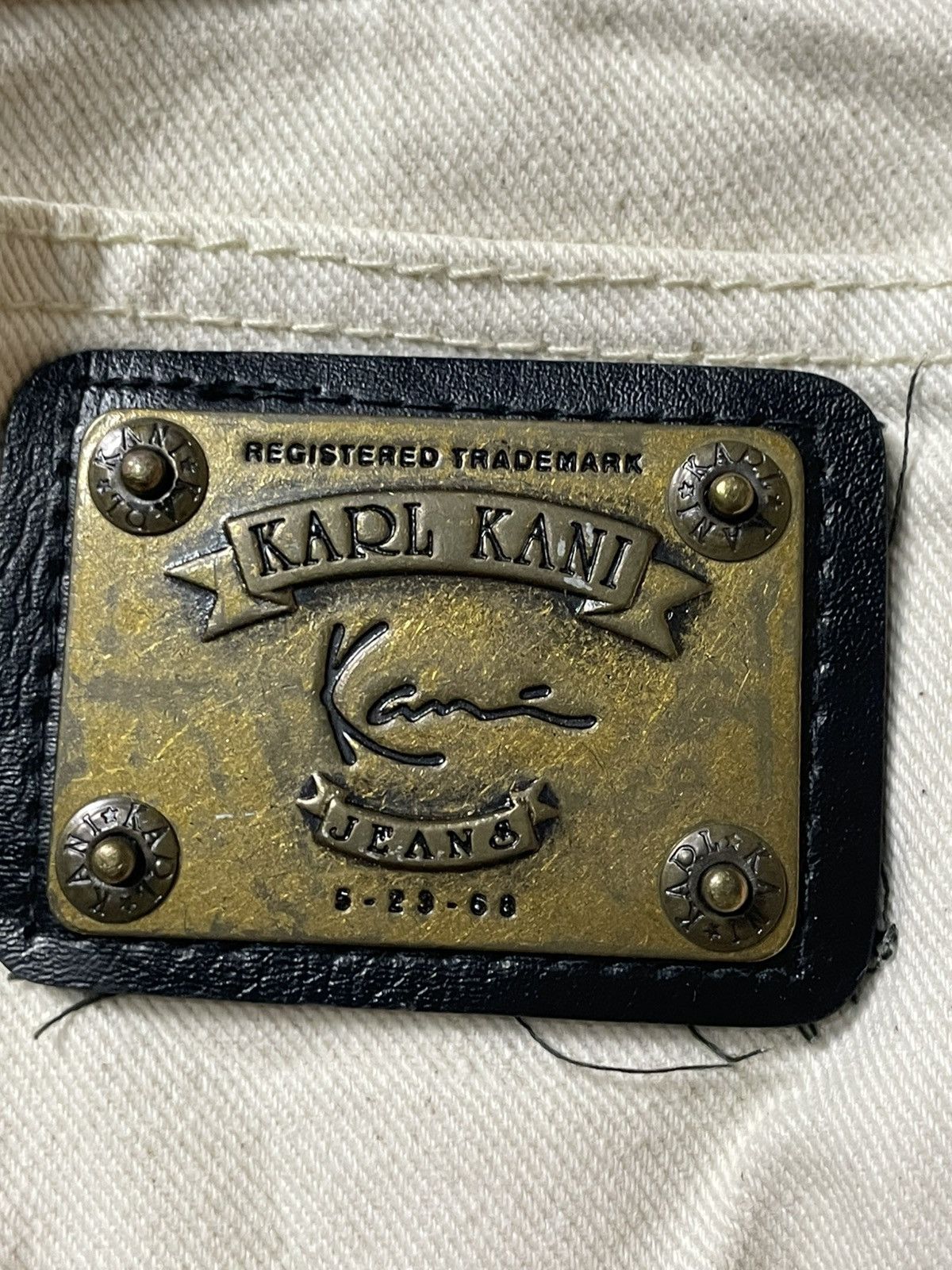 Japanese Brand × Karl Kani × Vintage Vintage KARL KANI Straight Cut Jeans (111) Size US 35 - 11 Thumbnail