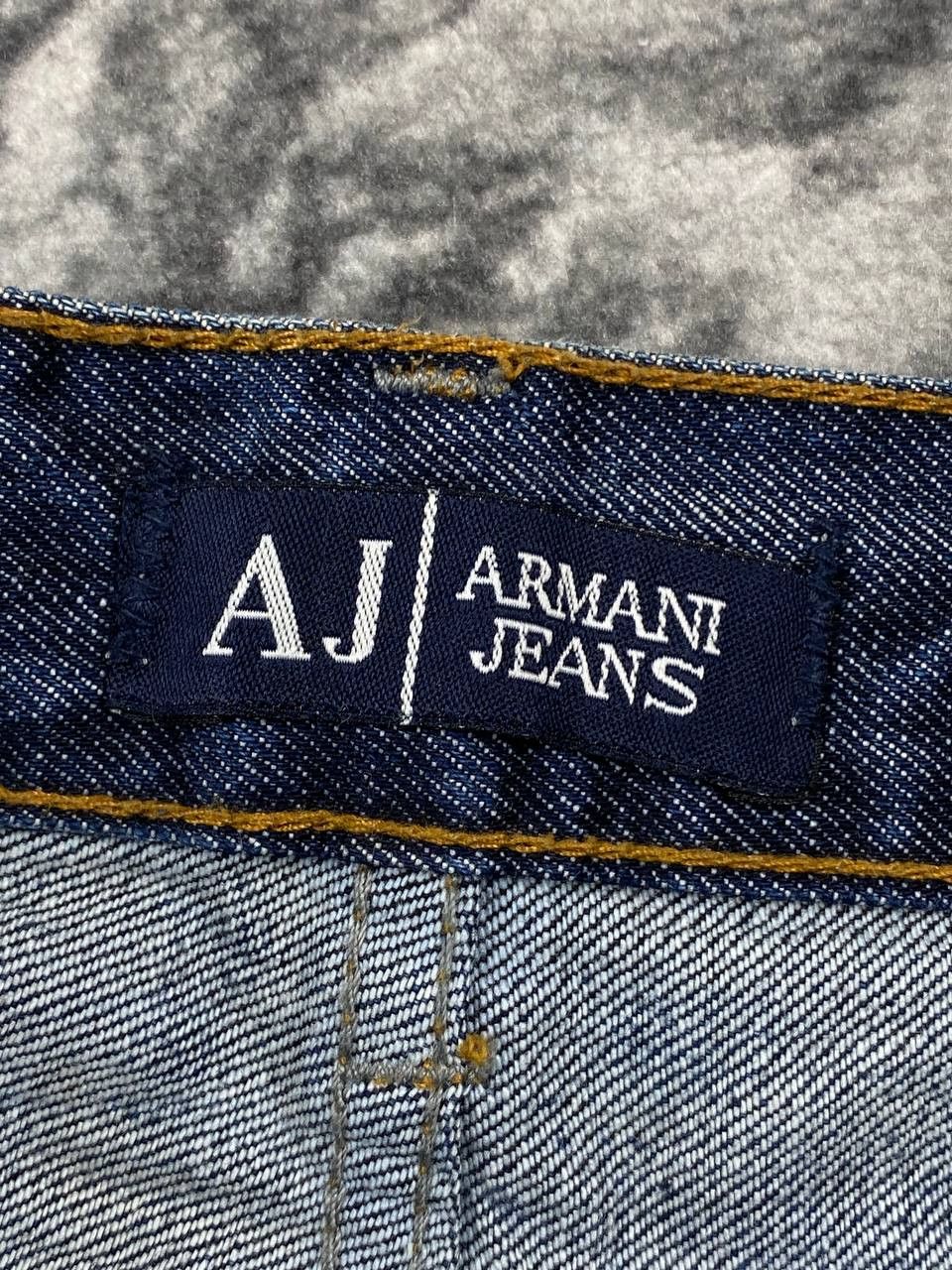 Armani Armani Jeans Big Monogram Logo Distressed Denim Jeans Size US 29 - 9 Thumbnail
