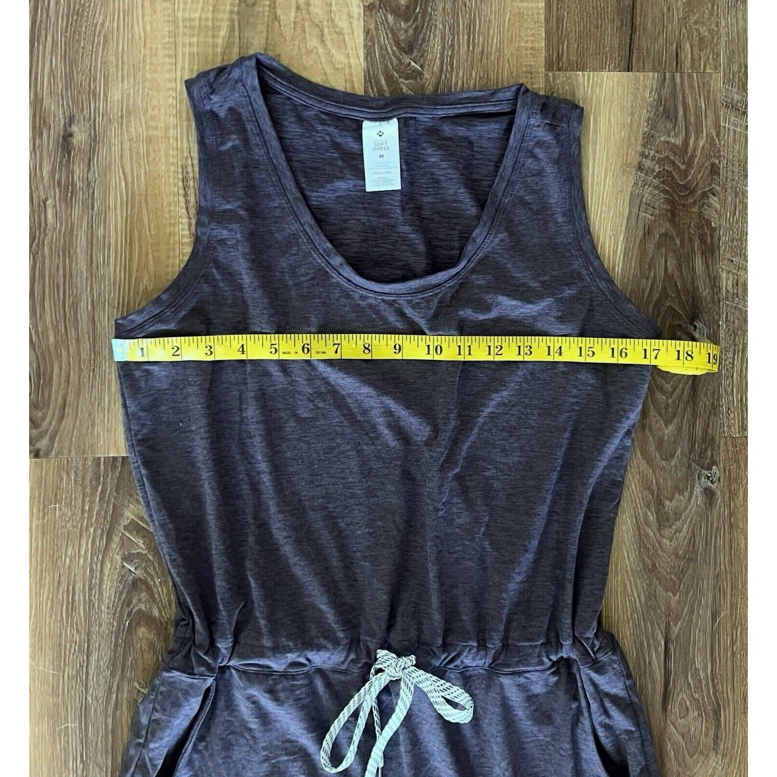 Other Member's Mark Women's Favorite Soft Dress Purple Heather Size M / US 6-8 / IT 42-44 - 4 Thumbnail
