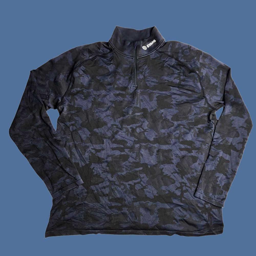 Vintage UNRL Elite Golf Shirt Black Camo Stretch Pullover XL Mens Size US XL / EU 56 / 4 - 1 Thumbnail