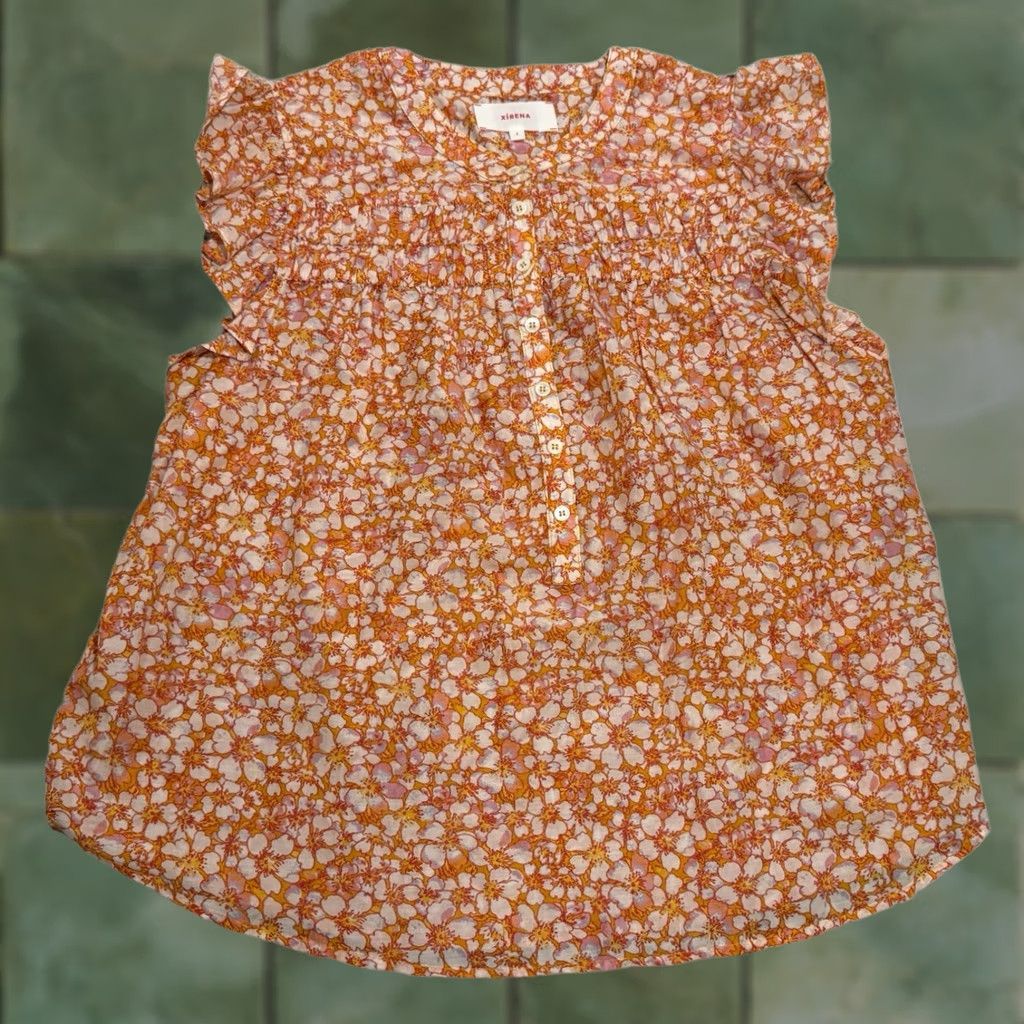 Xirena XIRENA Top Sleeveless Floral Button Up Silk Blend Lightweight S Multicolor Casual Workwear Travel Women Regular Size S Size S / US 4 / IT 40 - 1 Thumbnail