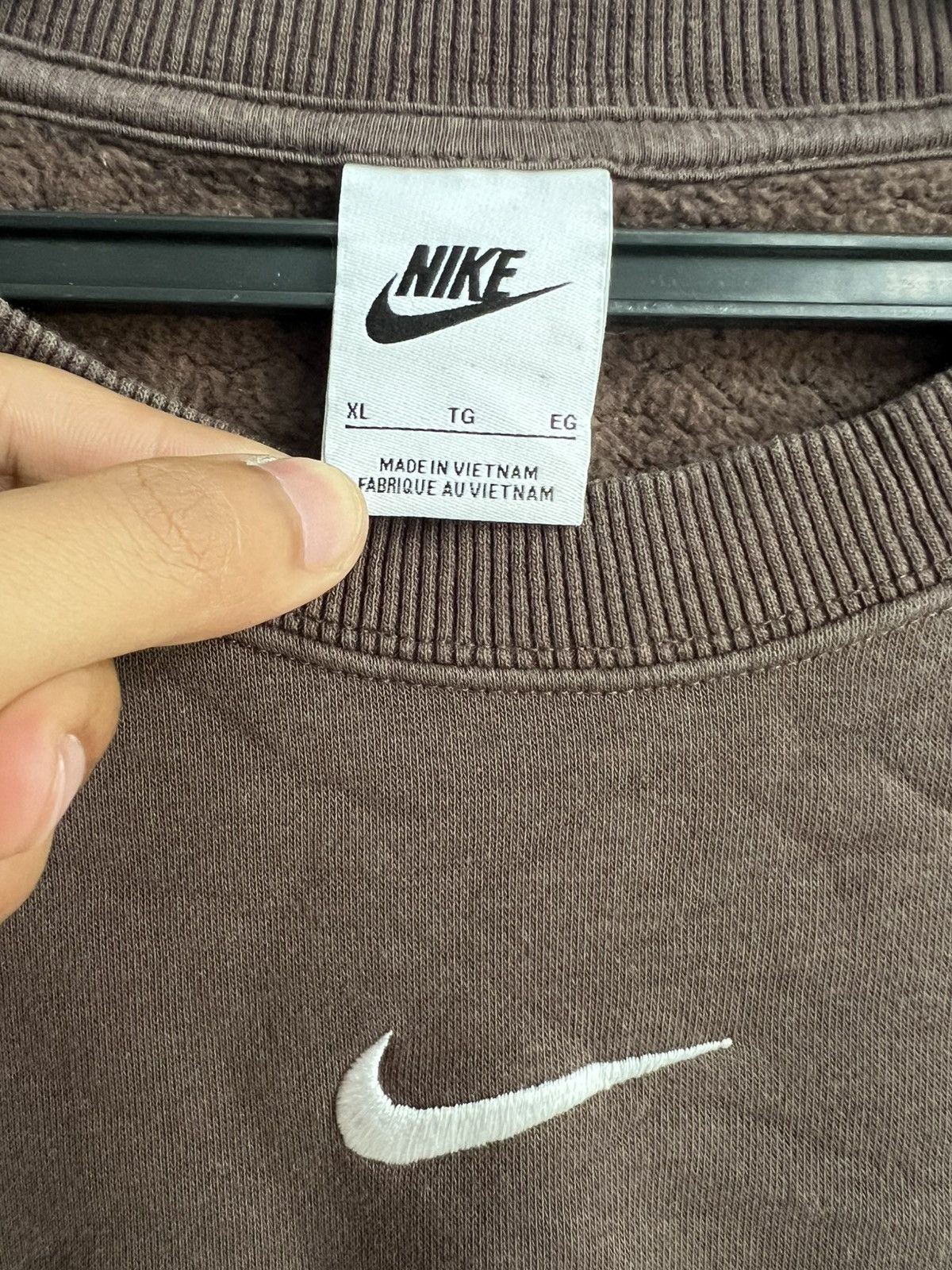 Drake × Nike Y2K Nike Sportswear Swoosh Centre Logo Baggy Sweatshirt Size US XL / EU 56 / 4 - 4 Thumbnail