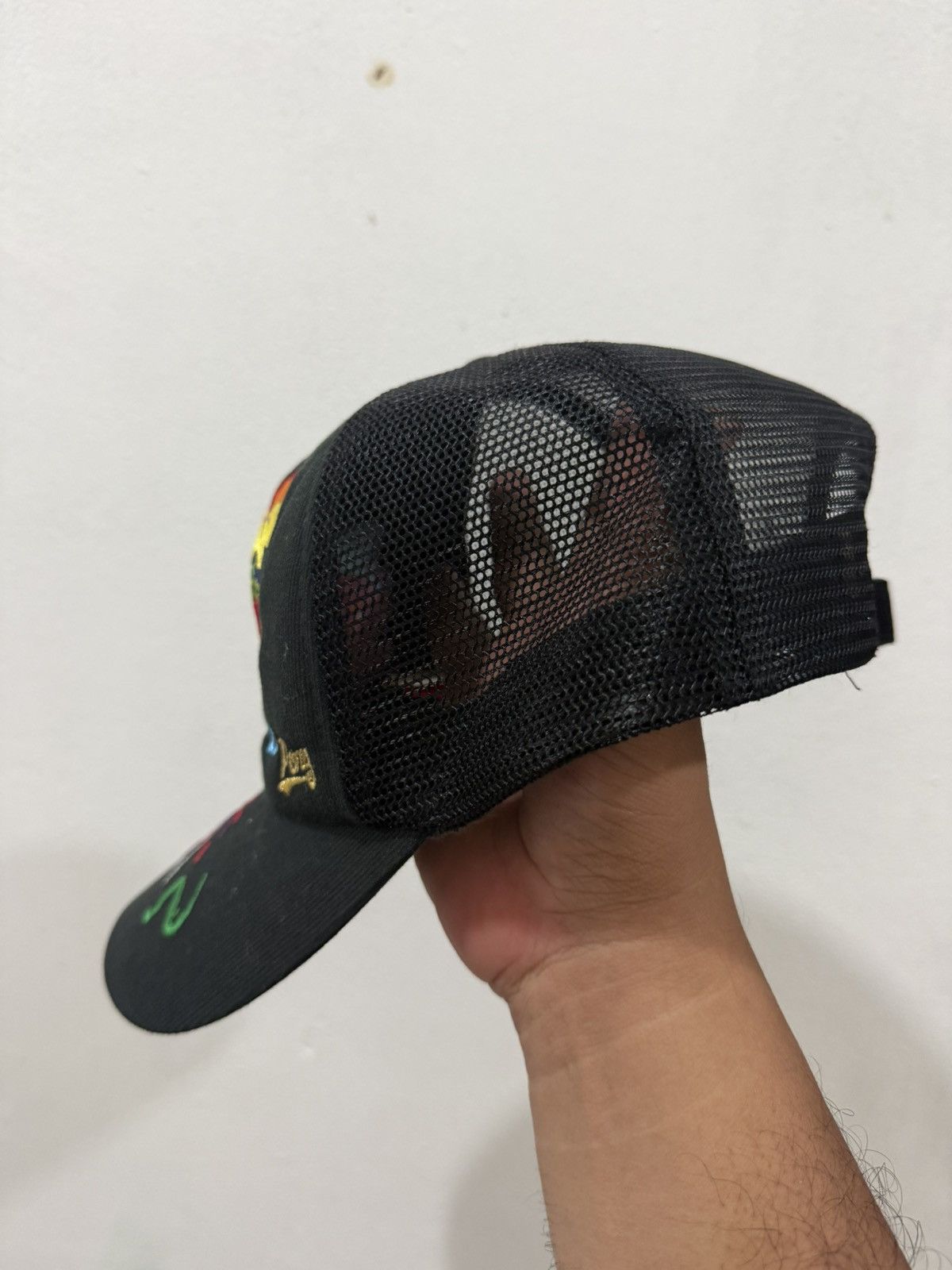 PONY RARE VTG PONY Embroid Ed Hardy CH Trucker Hat Size ONE SIZE - 4 Thumbnail