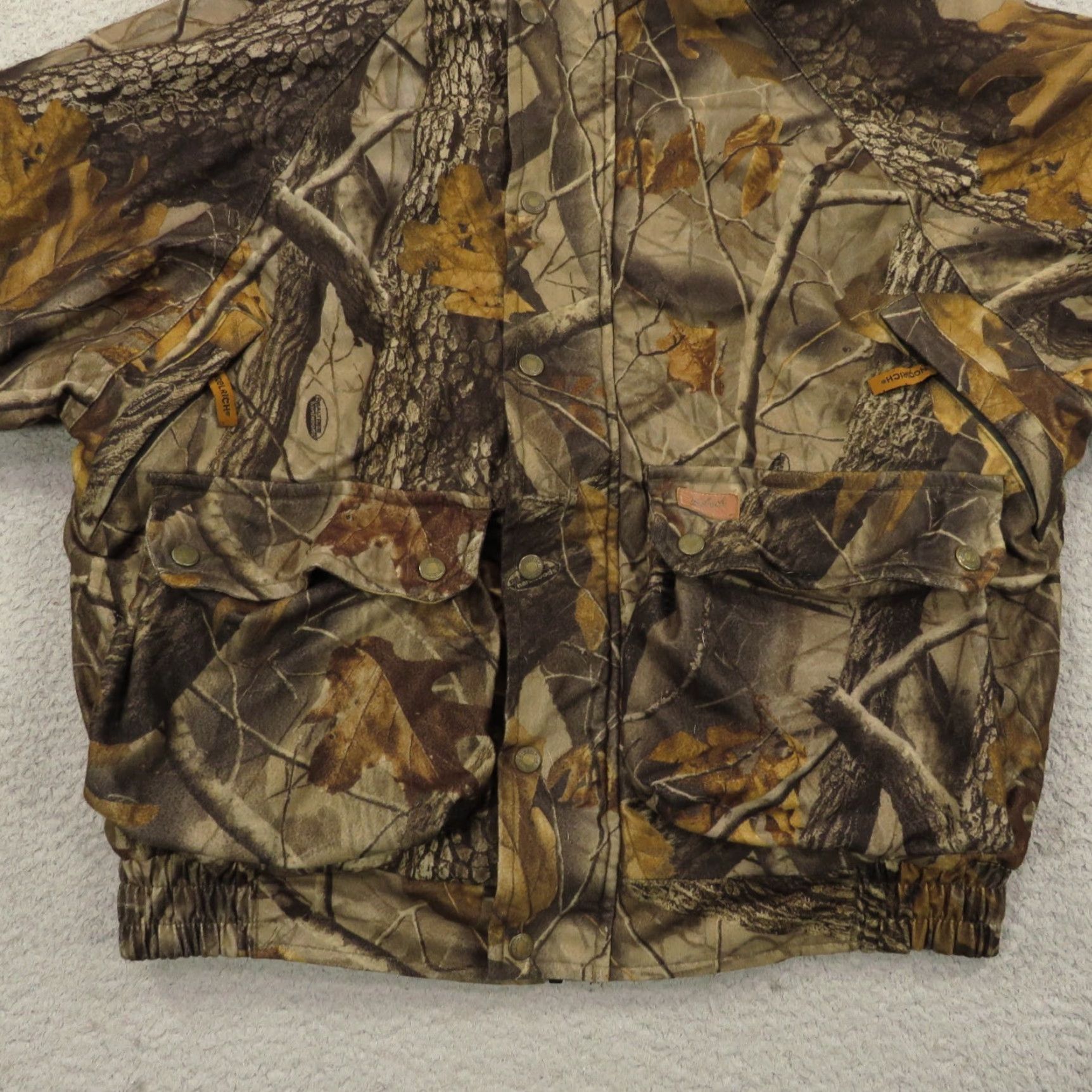 Vintage VINTAGE Woolrich Jacket Mens Medium Camouflage Insulated Bomber RealTree Hardwoods Zip Shirt Size US M / EU 48-50 / 2 - 2 Thumbnail