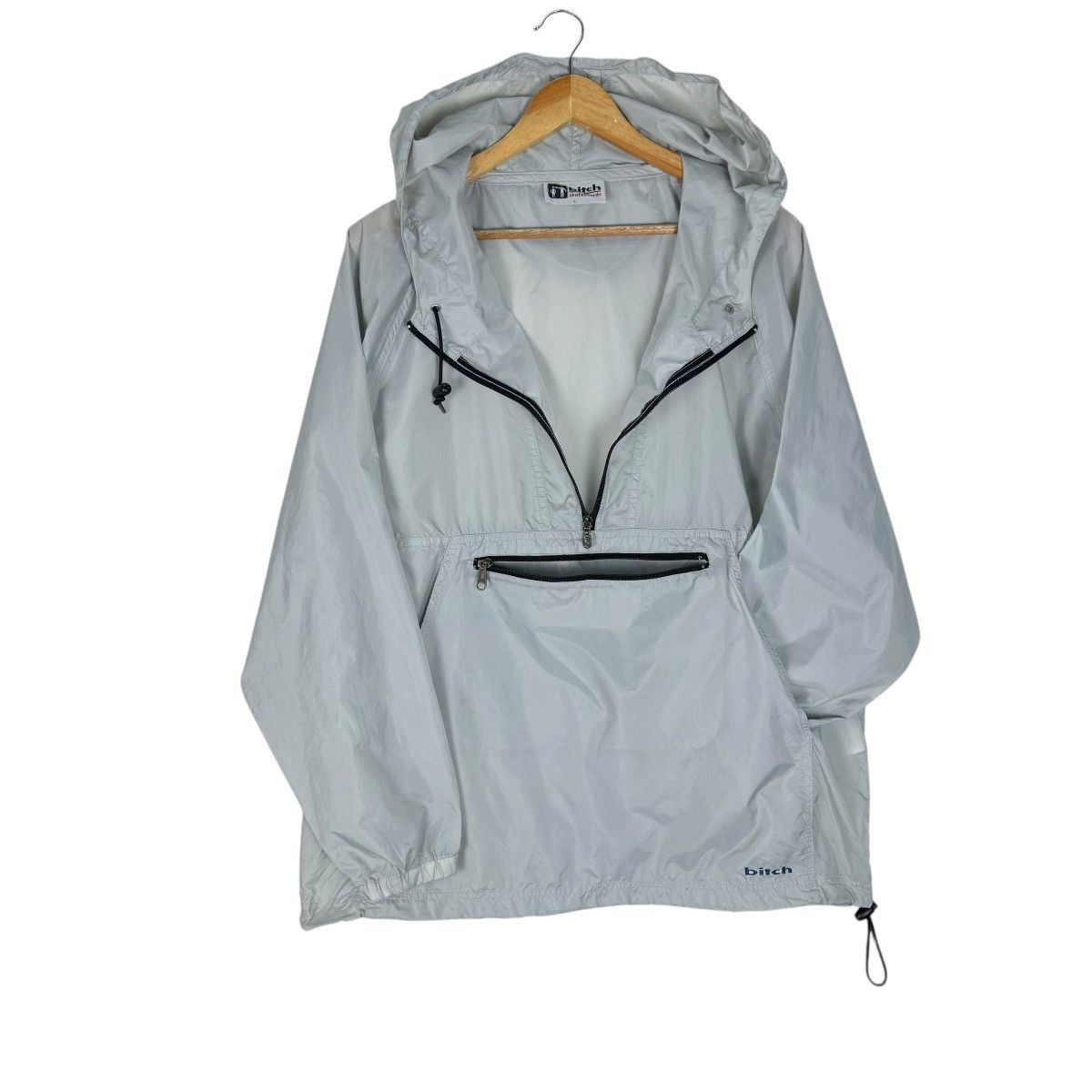 ☀️BITCH SKATEBOARD HOODIE ANORAK LIGHT JACKET LIKE BONES