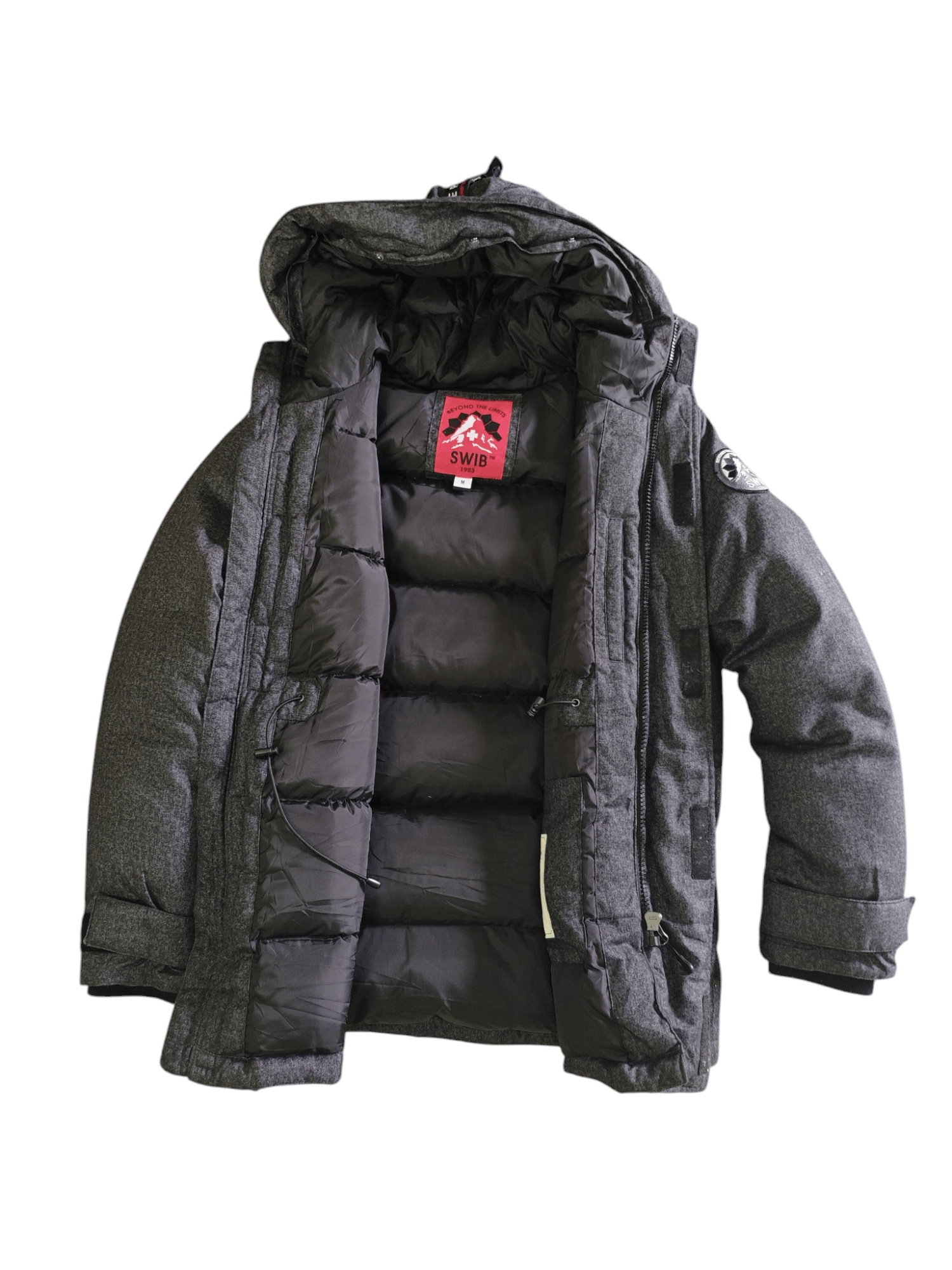 Vintage swib parka down jacket Size US L / EU 52-54 / 3 - 1 Thumbnail