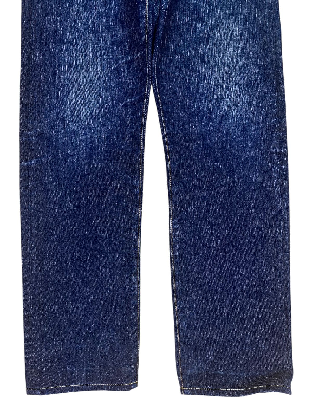 Japanese Brand Japanese Brand Faded Dark Blue Wash Style Loose Jeans Size US 28 / EU 44 - 9 Thumbnail