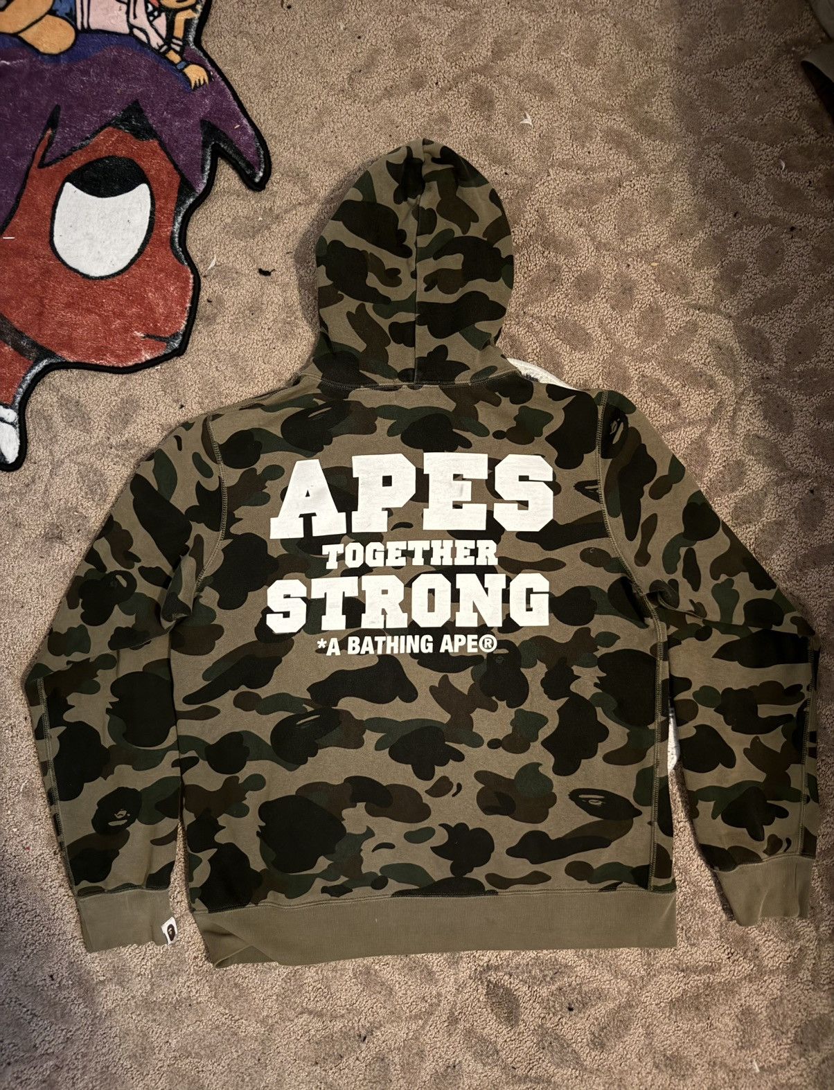 Bape Bape 1st Camo College Pullover Hoodie Size US L / EU 52-54 / 3 - 2 Thumbnail