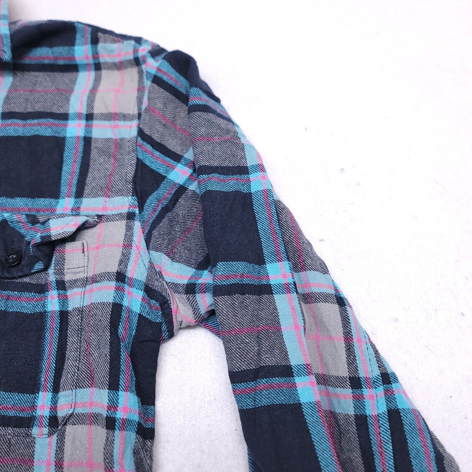 Burnside Burnside Tartan Flannel Button Up Shirt Mens Size M Blue Size US M / EU 48-50 / 2 - 5 Thumbnail